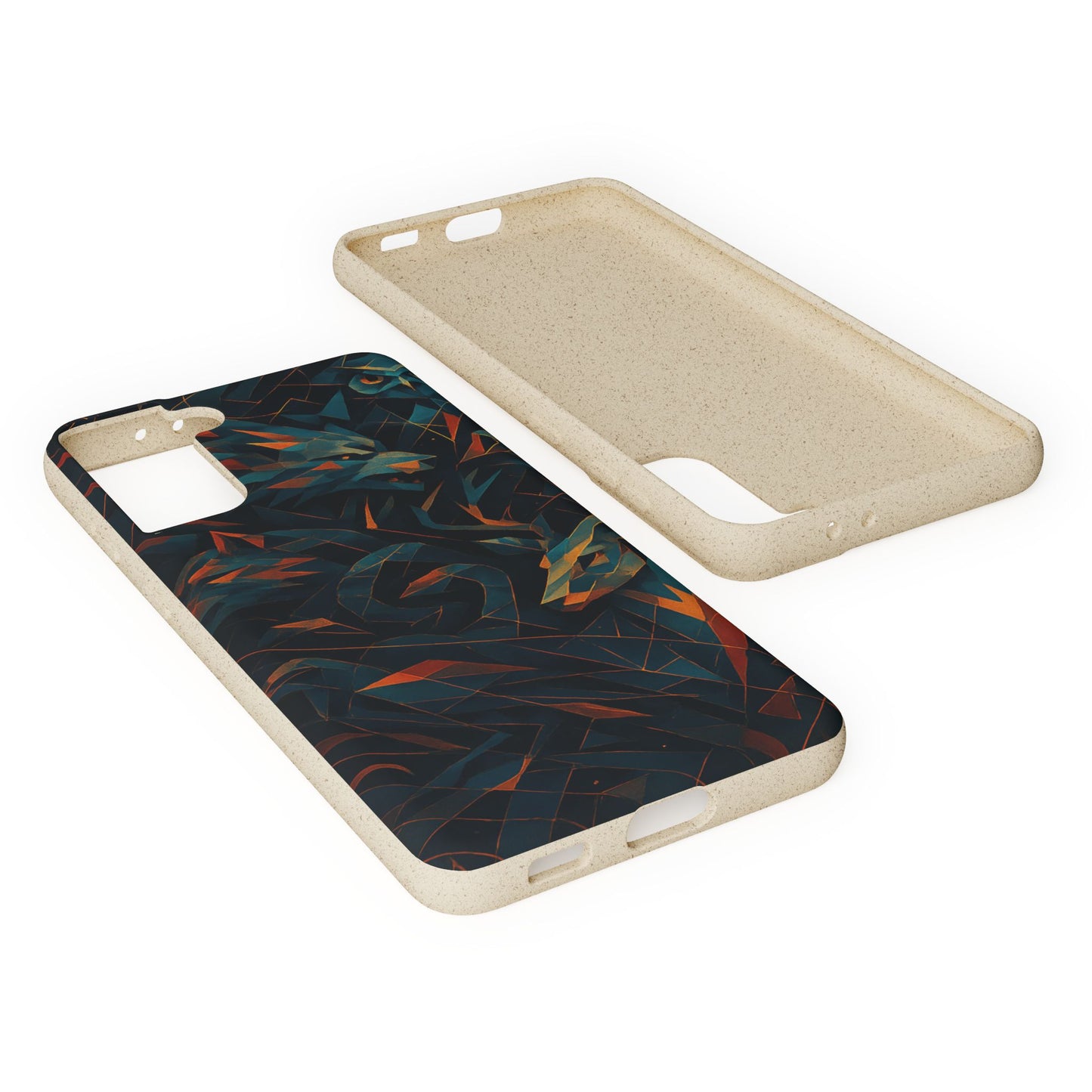 Geometric Shadow Animals - Biodegradable Case