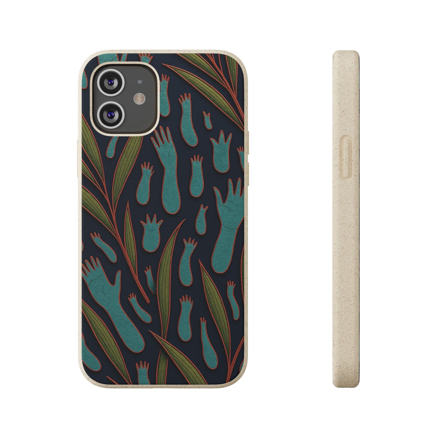 Handprints and Foliage - Biodegradable Case