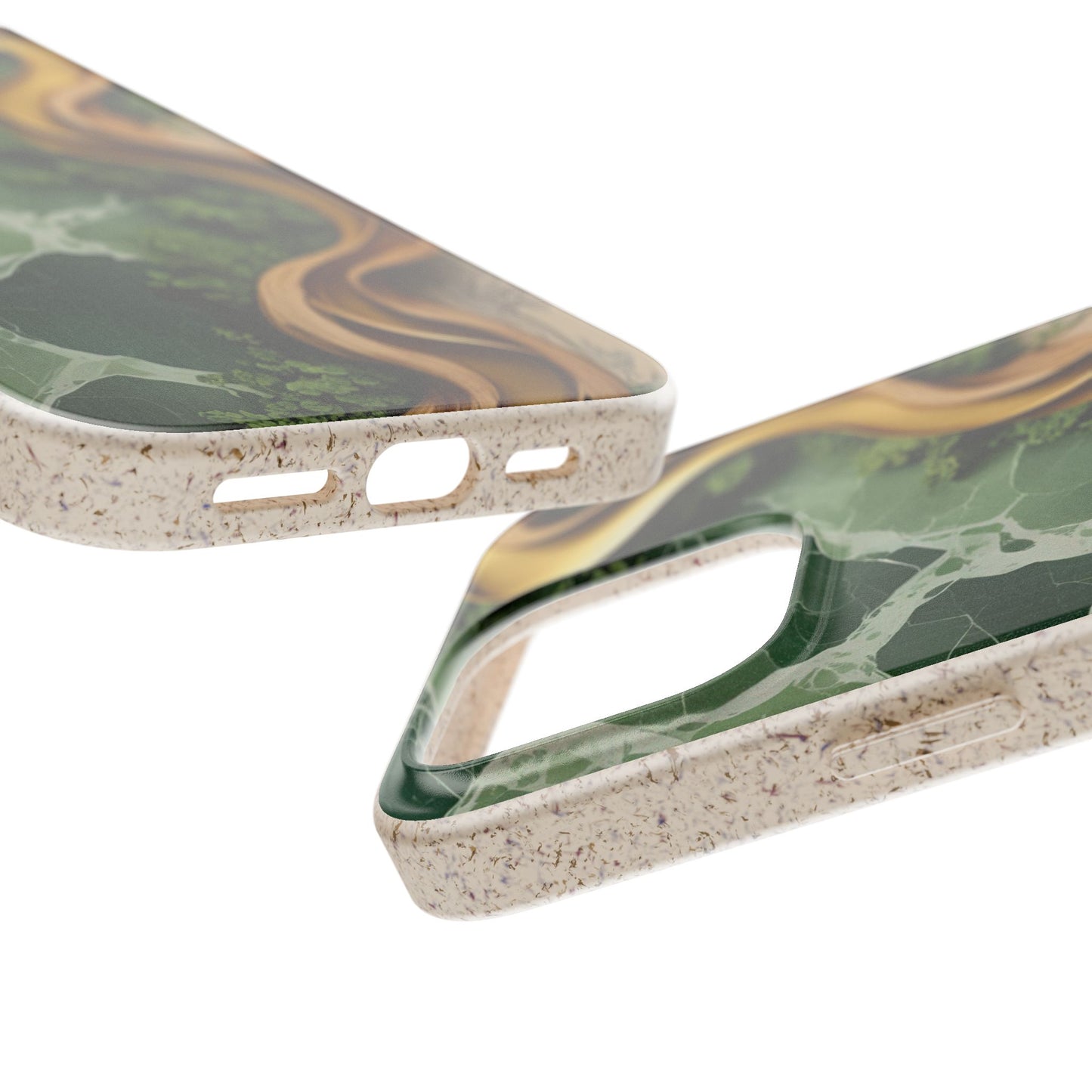 Marble Golden Wood - Biodegradable Case