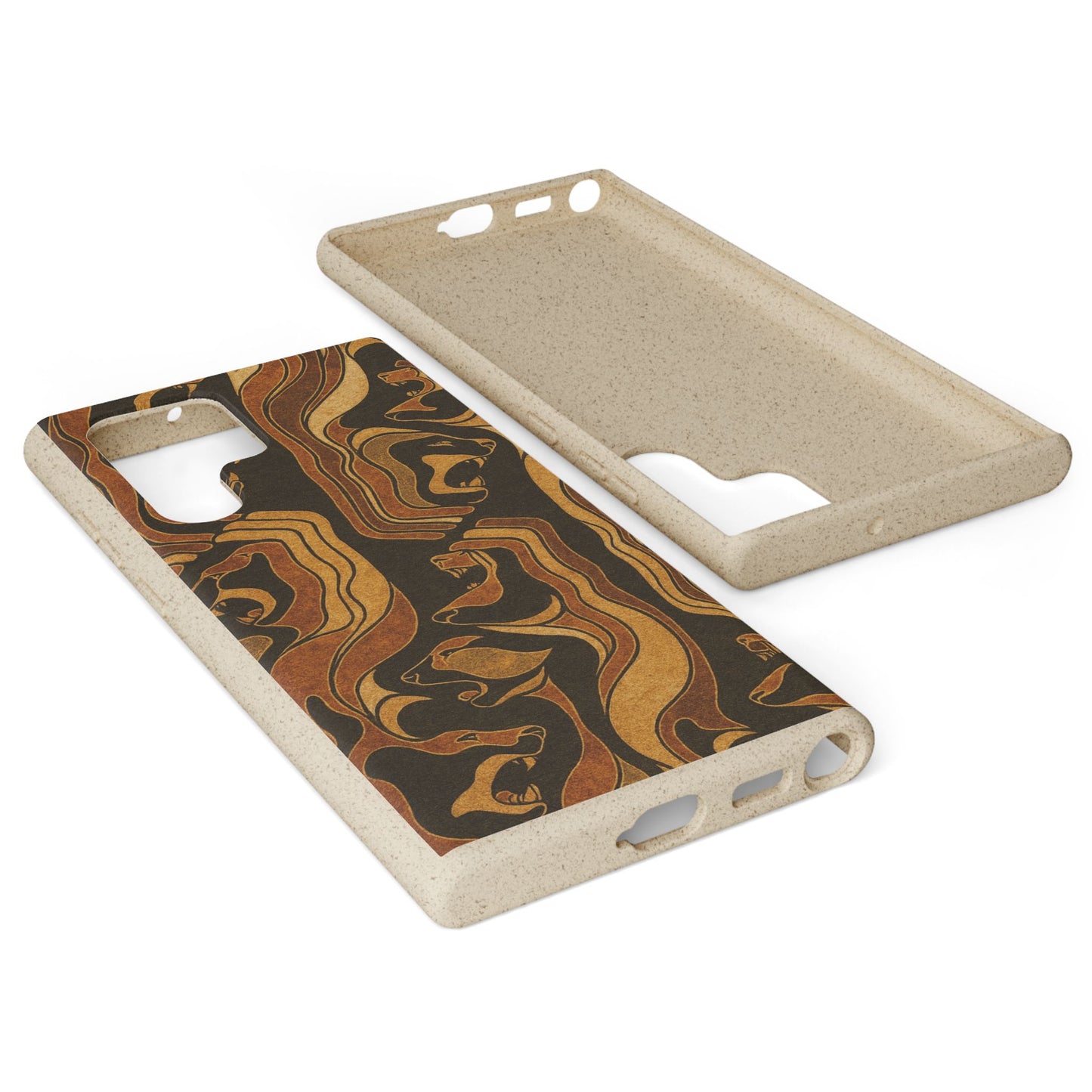 Wooden Wolves of Night - Biodegradable Case