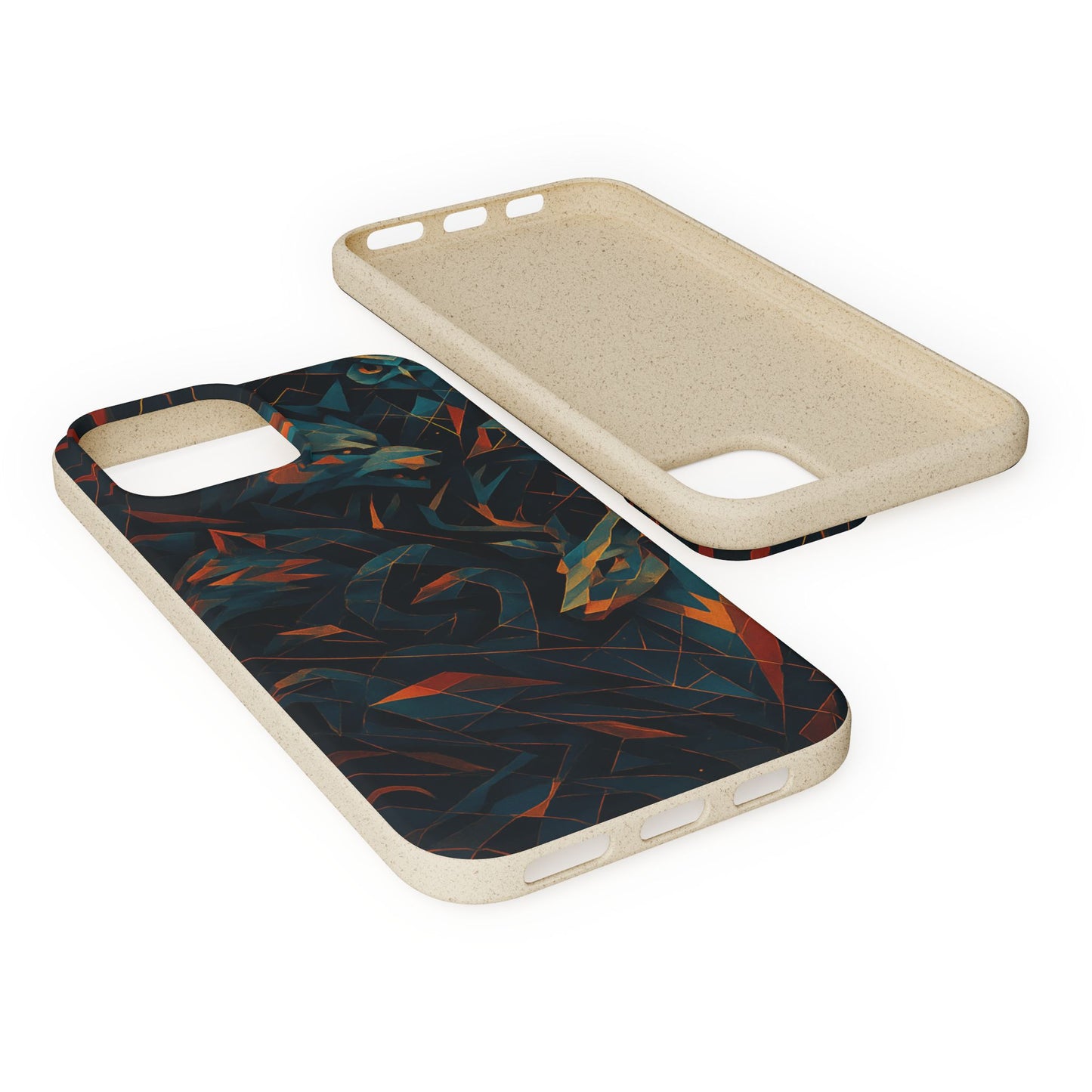 Geometric Shadow Animals - Biodegradable Case