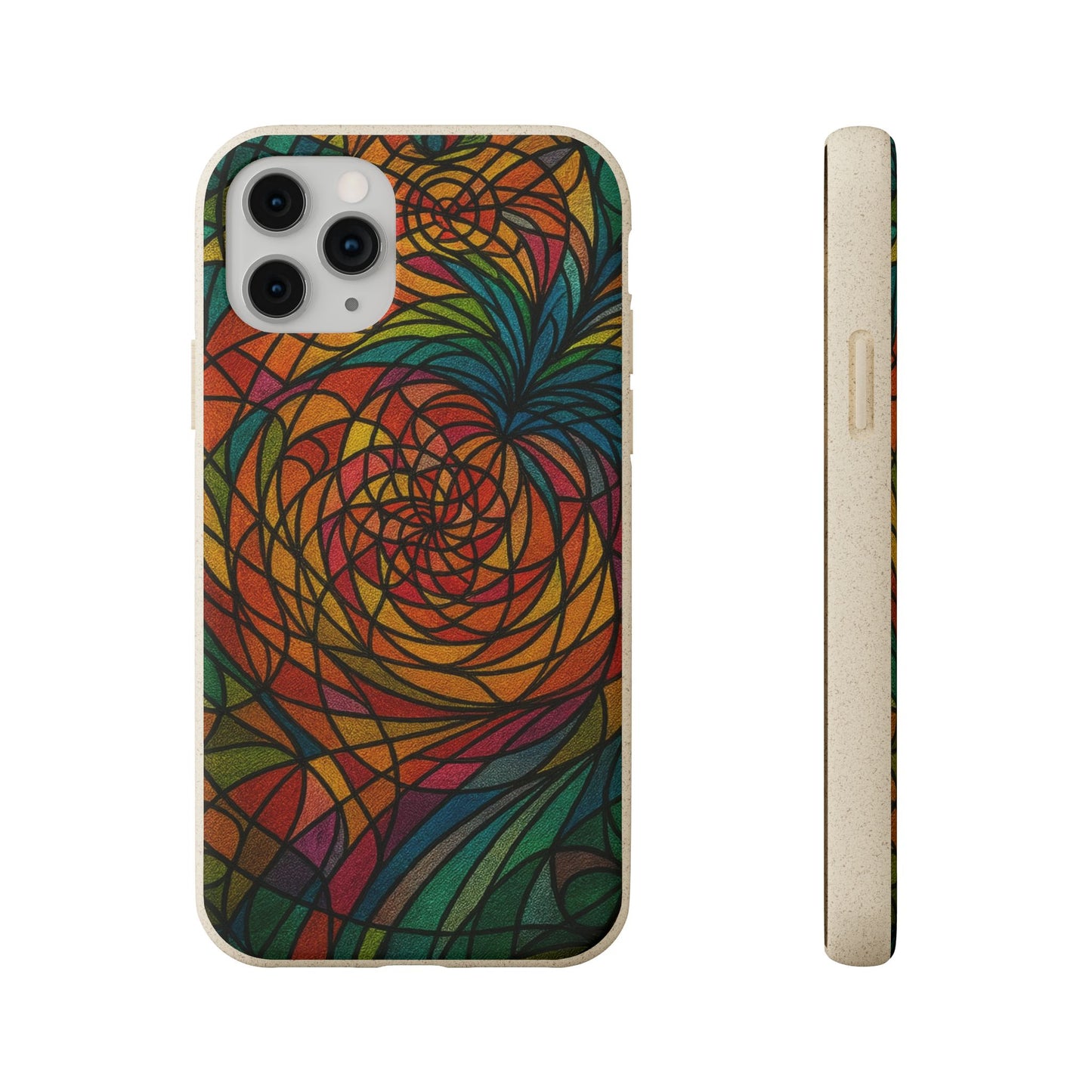 Stained Glass Abstract - Biodegradable Case