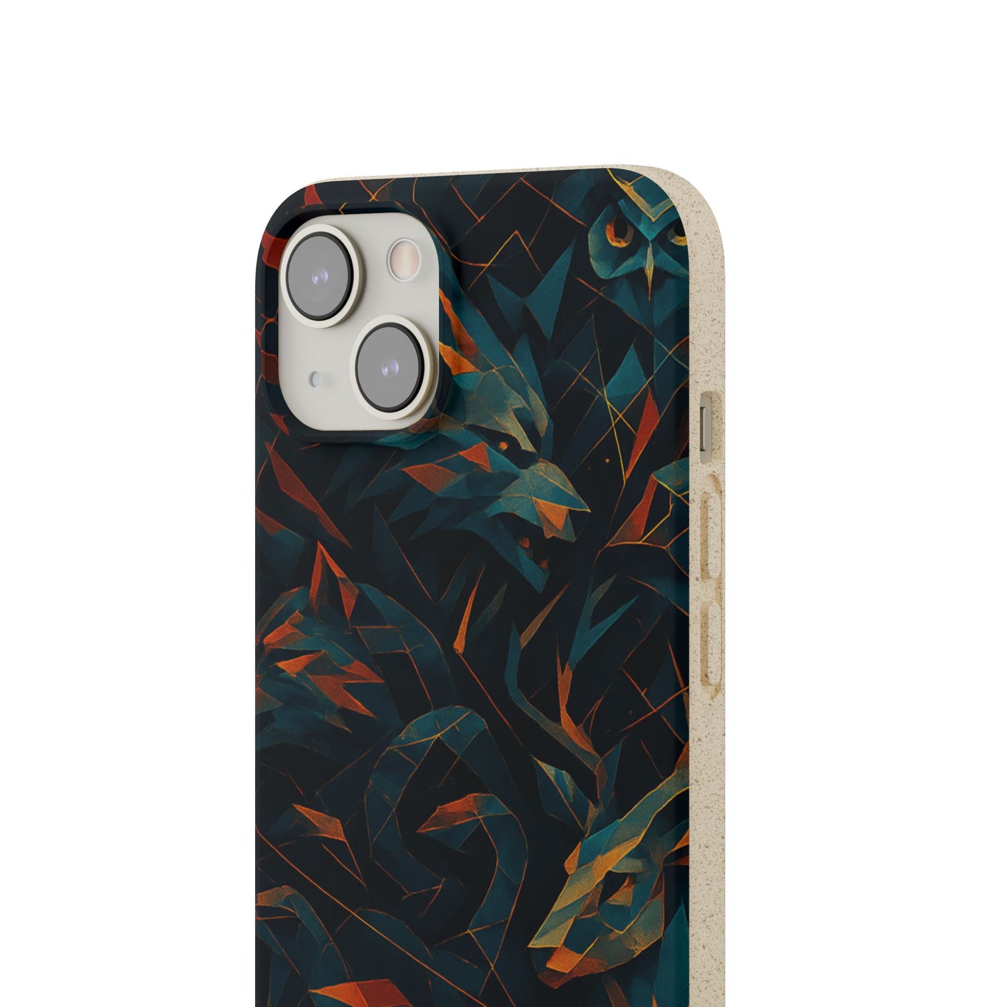 Geometric Shadow Animals - Biodegradable Case