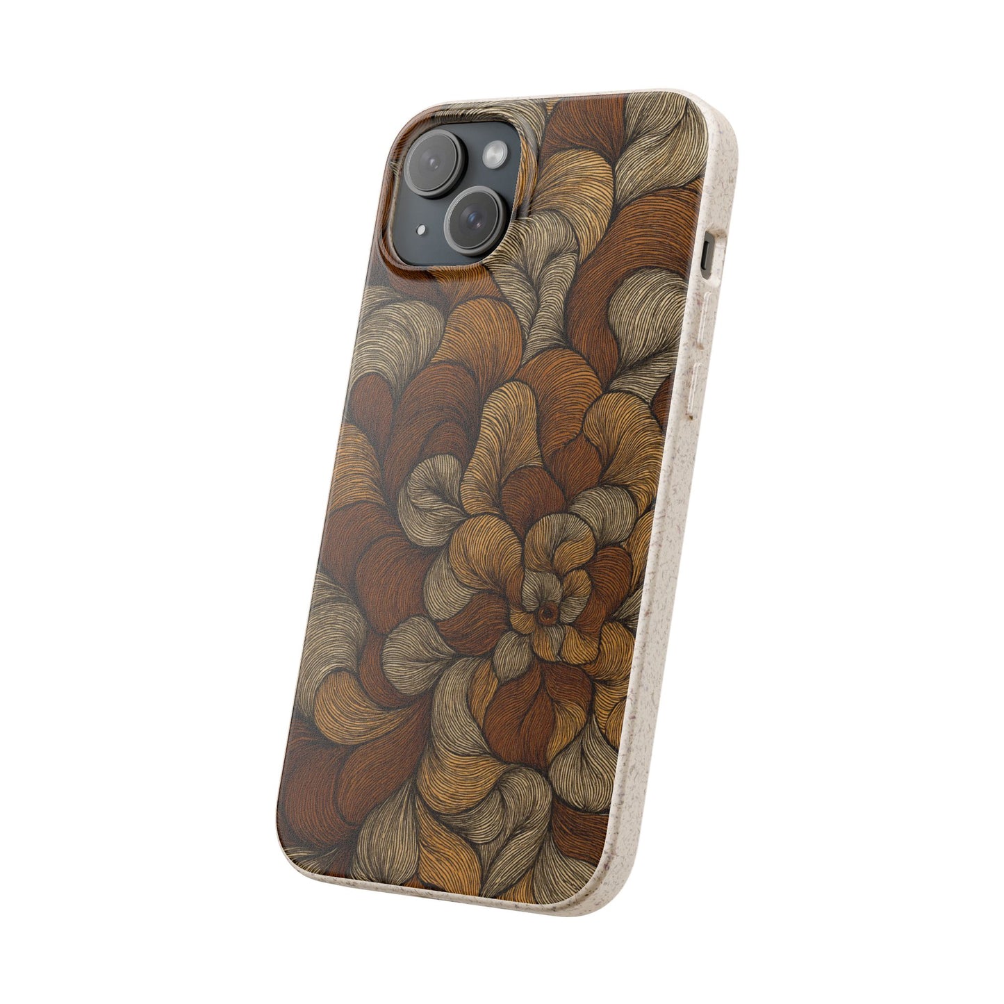 Earthy Mushroom Pedals - Biodegradable Case