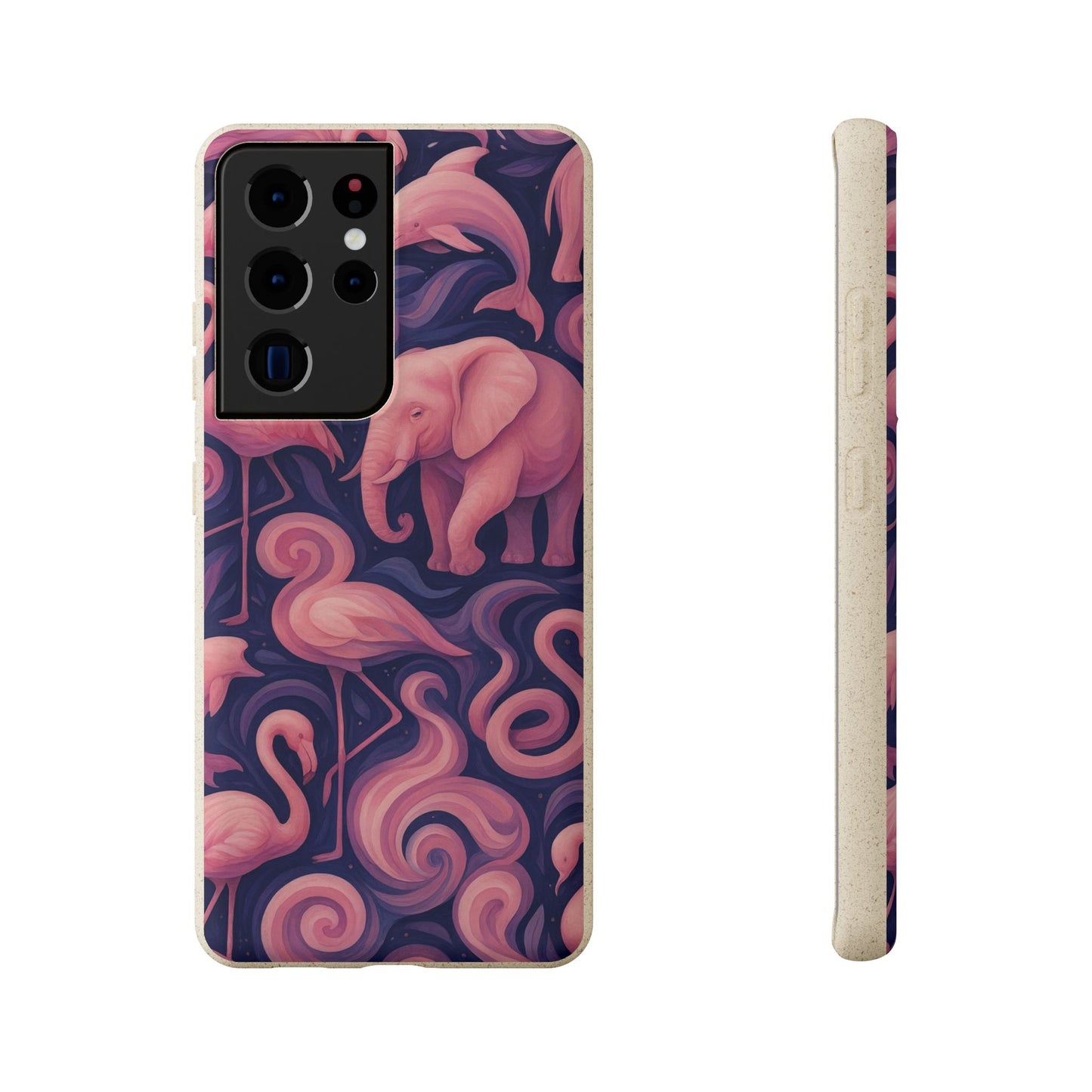 Pink Animalia - Biodegradable Case