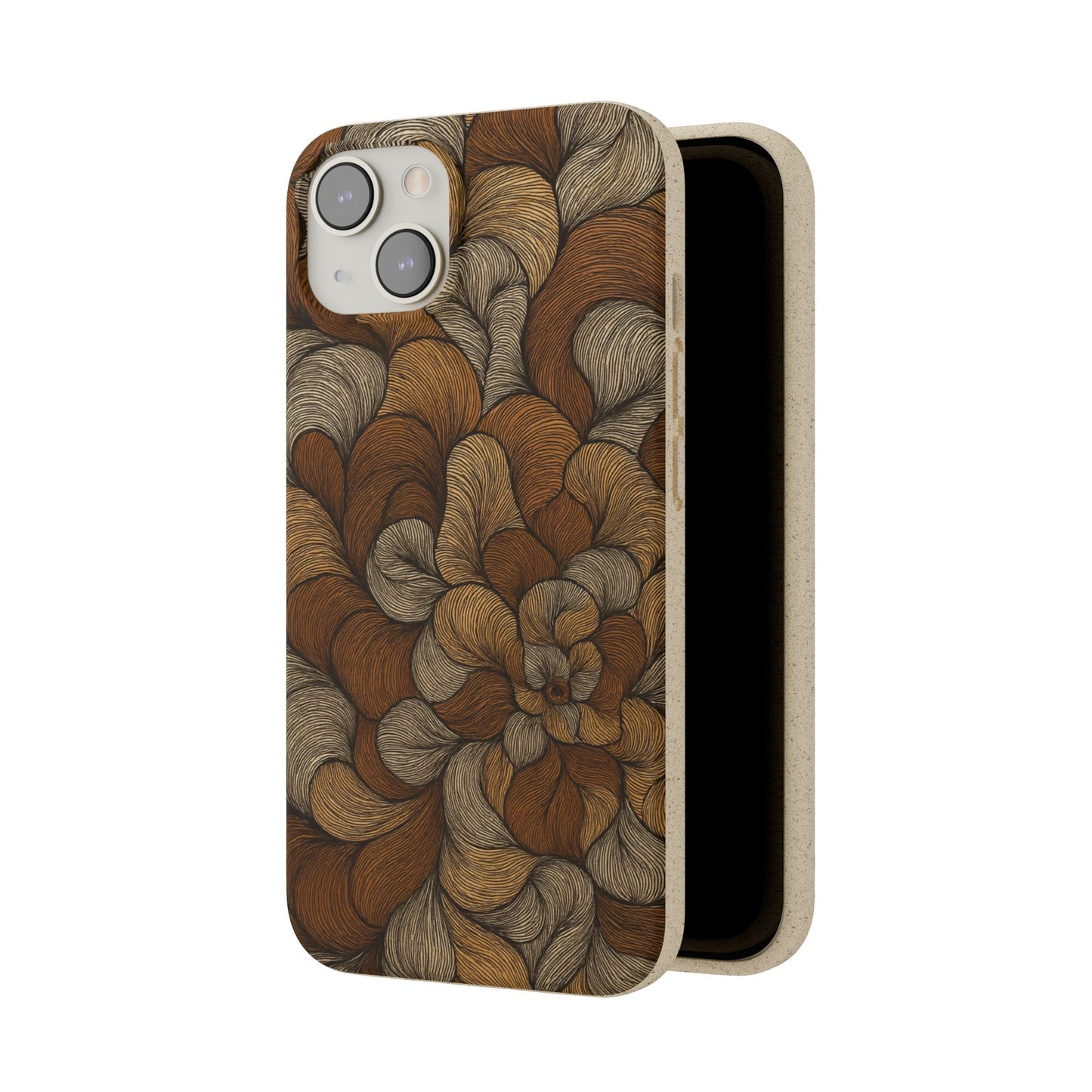 Earthy Mushroom Pedals - Biodegradable Case