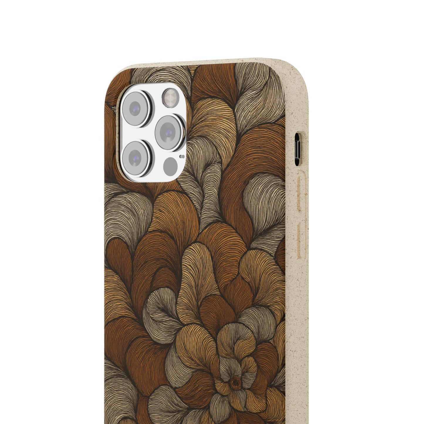 Earthy Mushroom Pedals - Biodegradable Case
