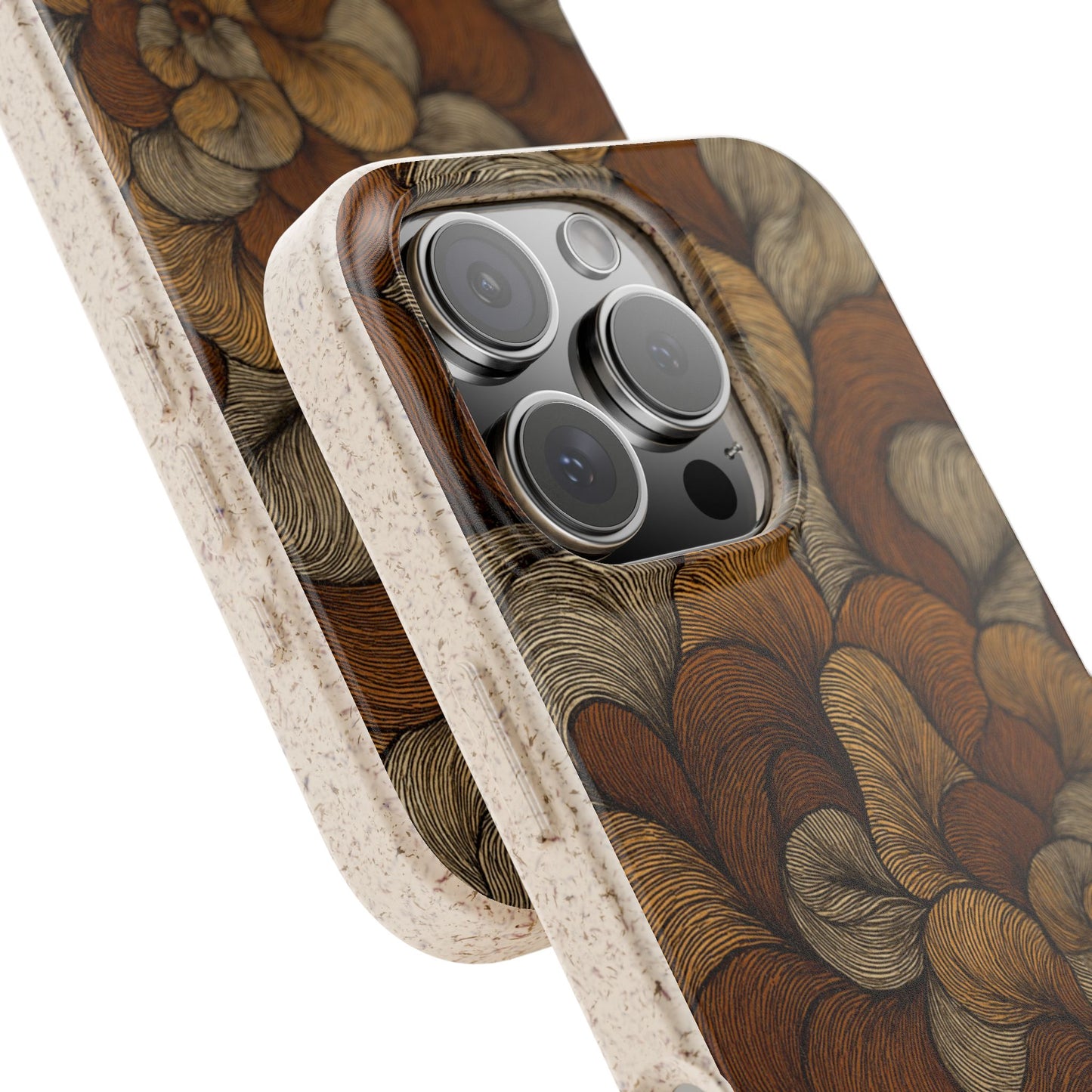 Earthy Mushroom Pedals - Biodegradable Case