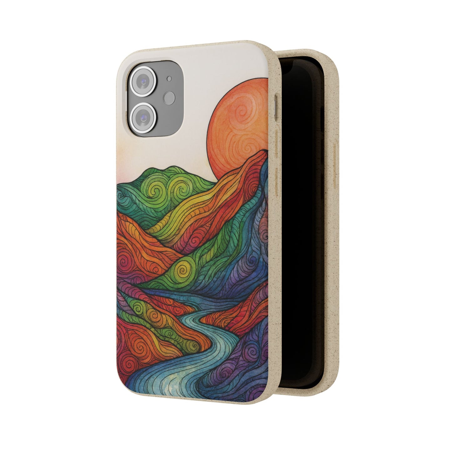Watercolor Nature - Biodegradable Case