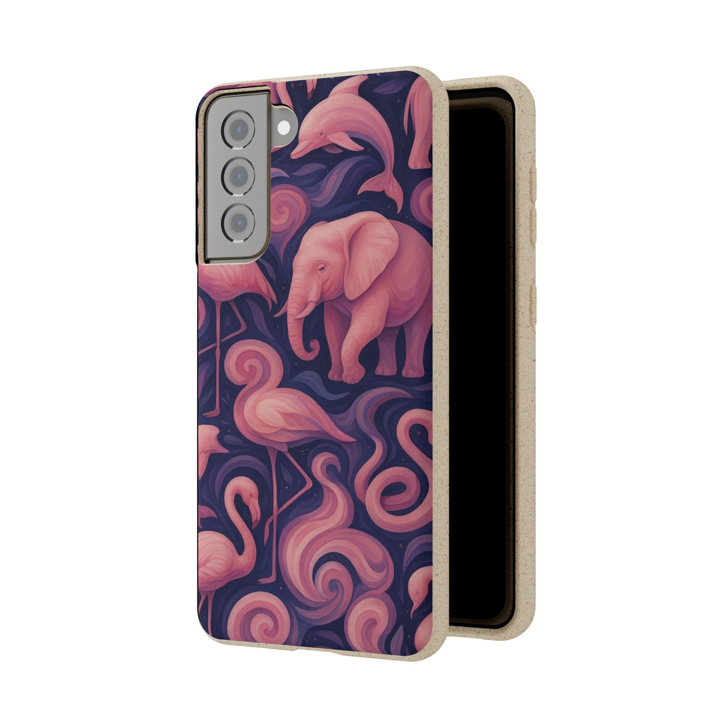 Pink Animalia - Biodegradable Case