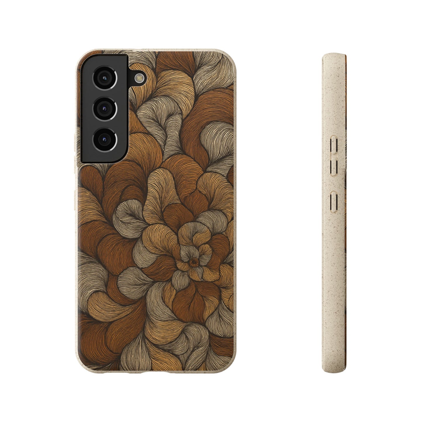 Earthy Mushroom Pedals - Biodegradable Case