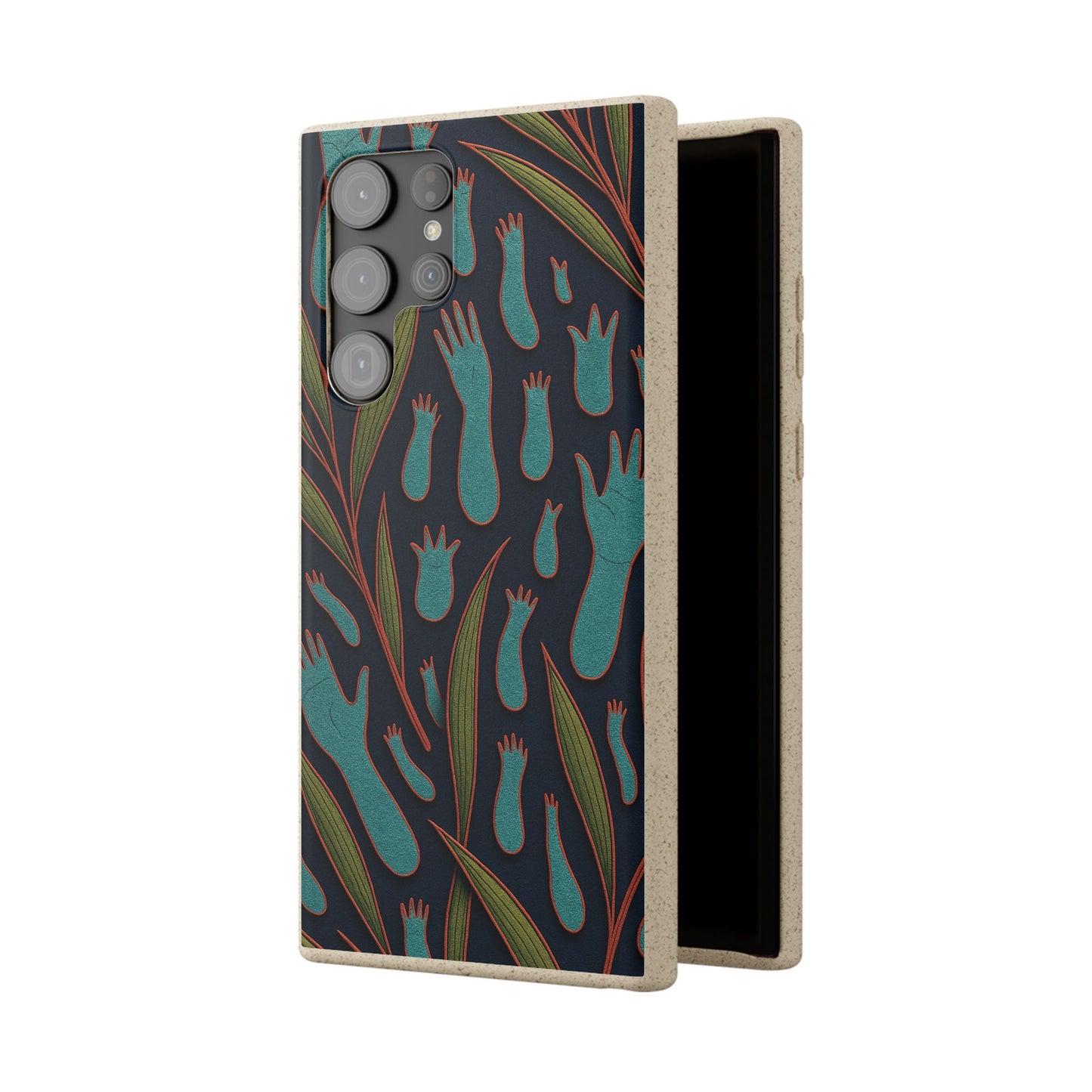 Handprints and Foliage - Biodegradable Case