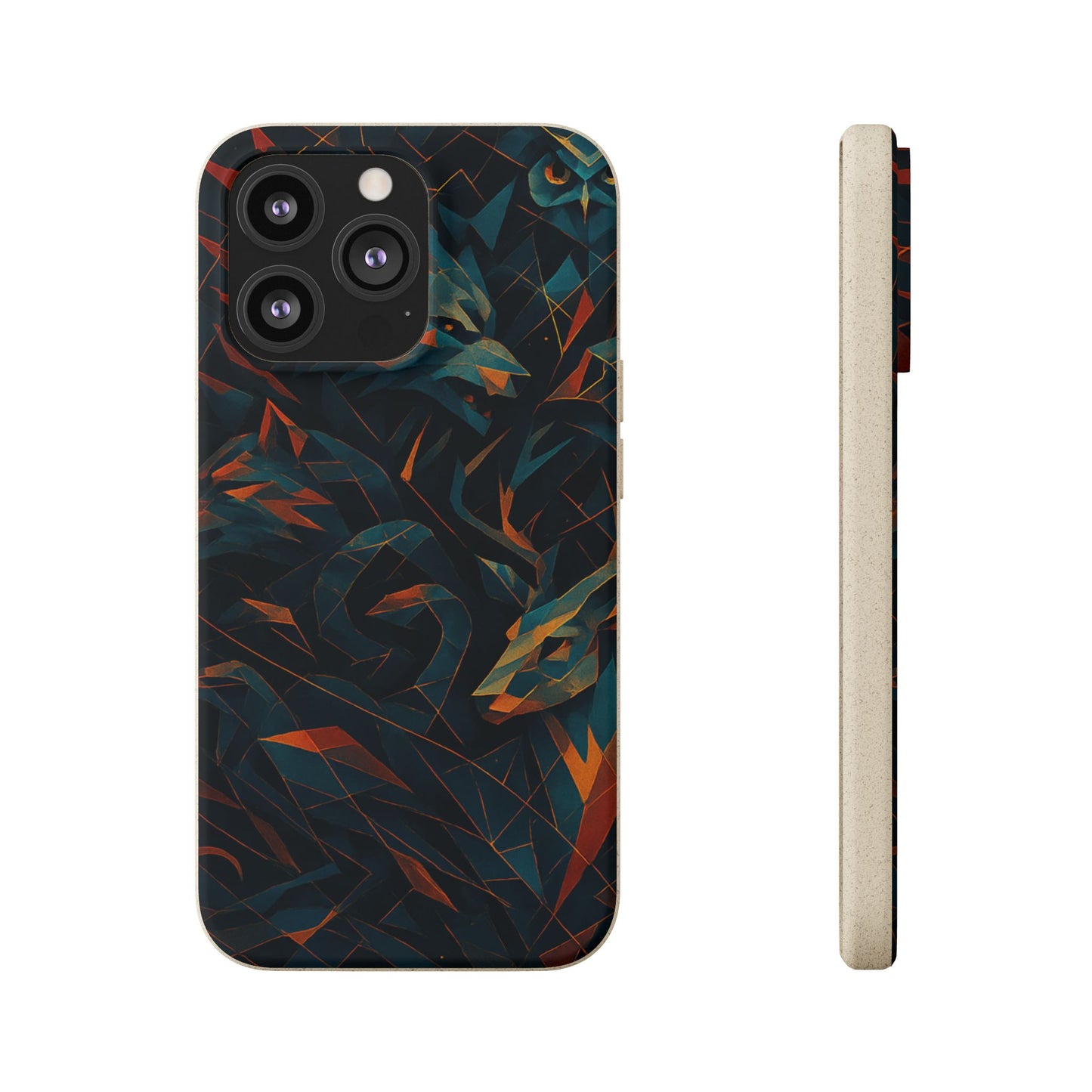 Geometric Shadow Animals - Biodegradable Case