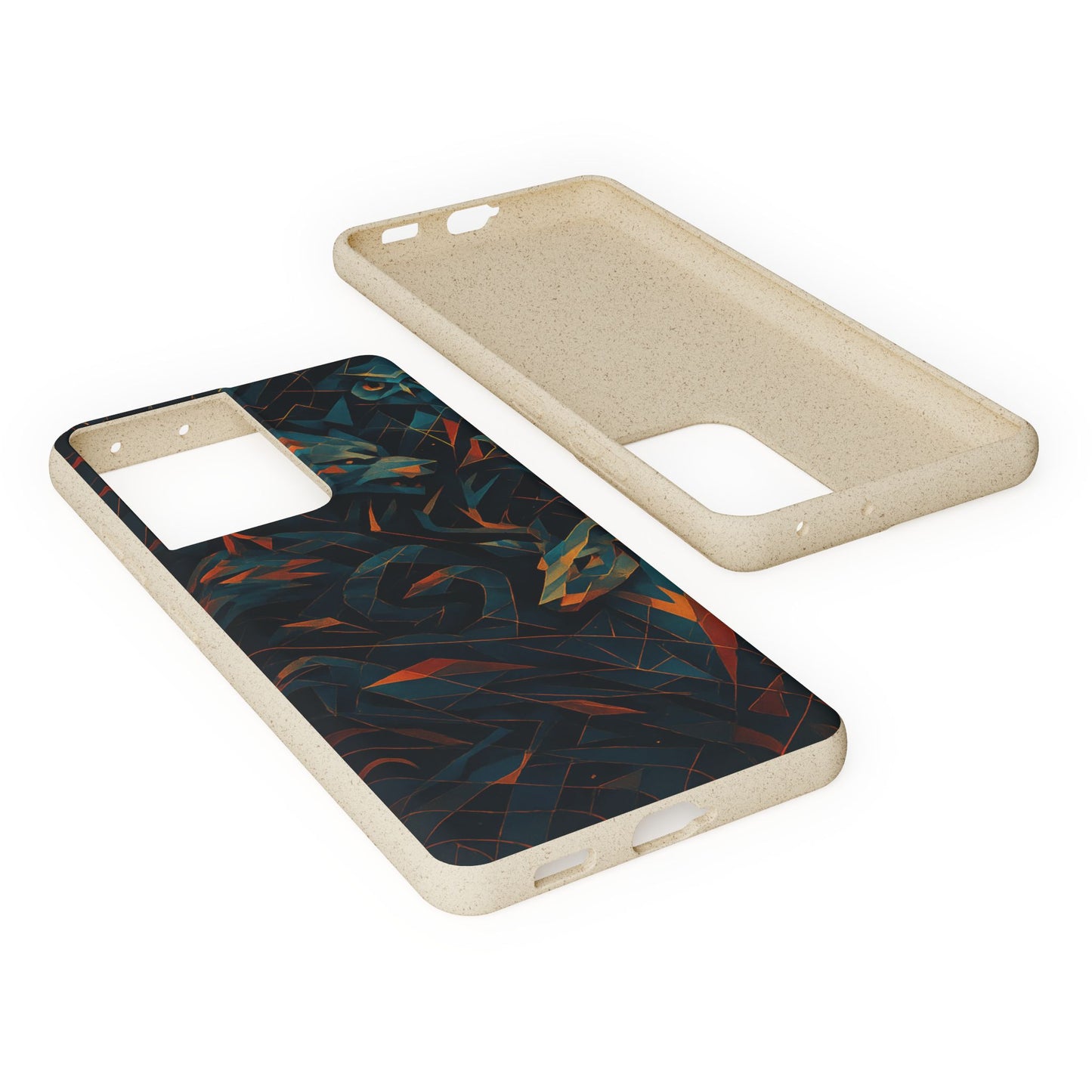 Geometric Shadow Animals - Biodegradable Case