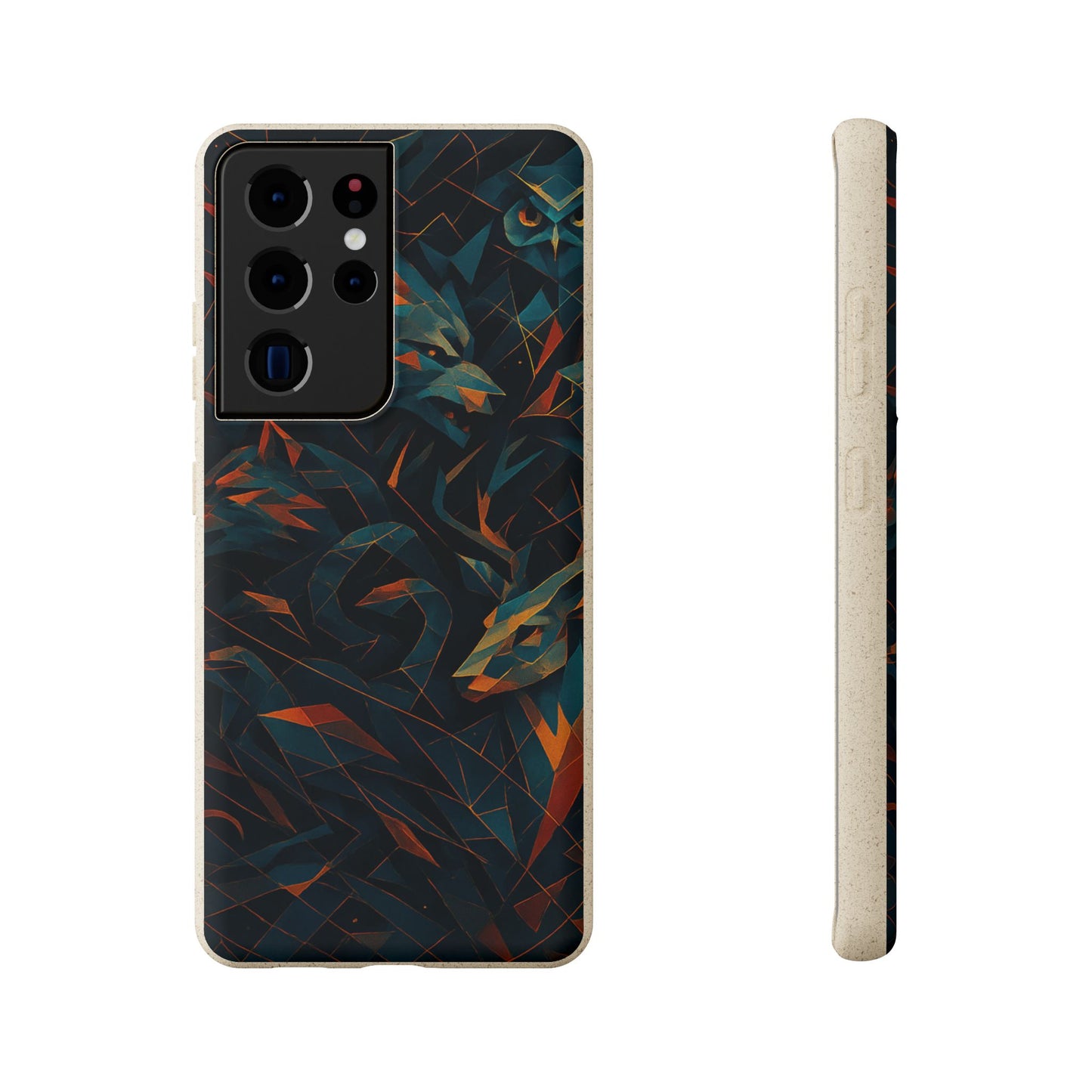 Geometric Shadow Animals - Biodegradable Case