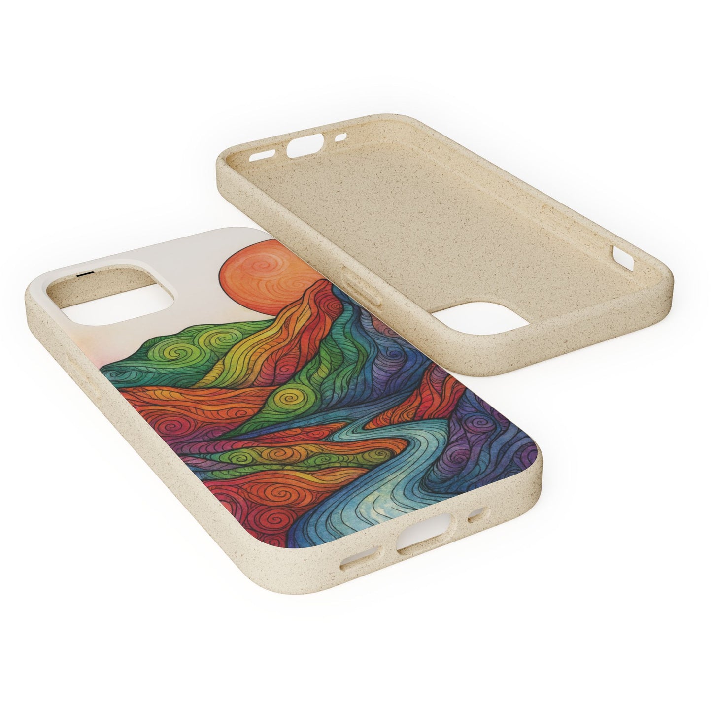 Watercolor Nature - Biodegradable Case