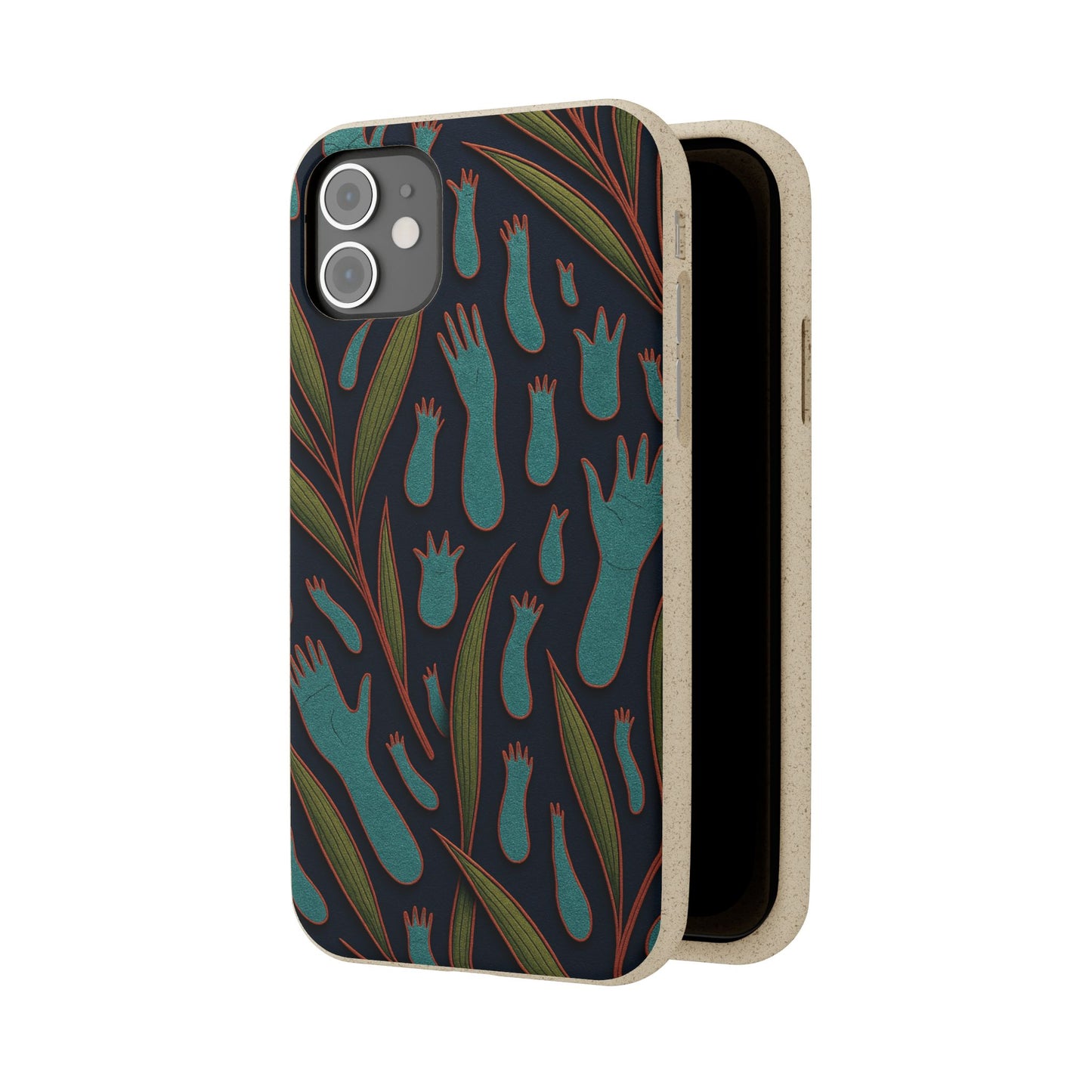 Handprints and Foliage - Biodegradable Case