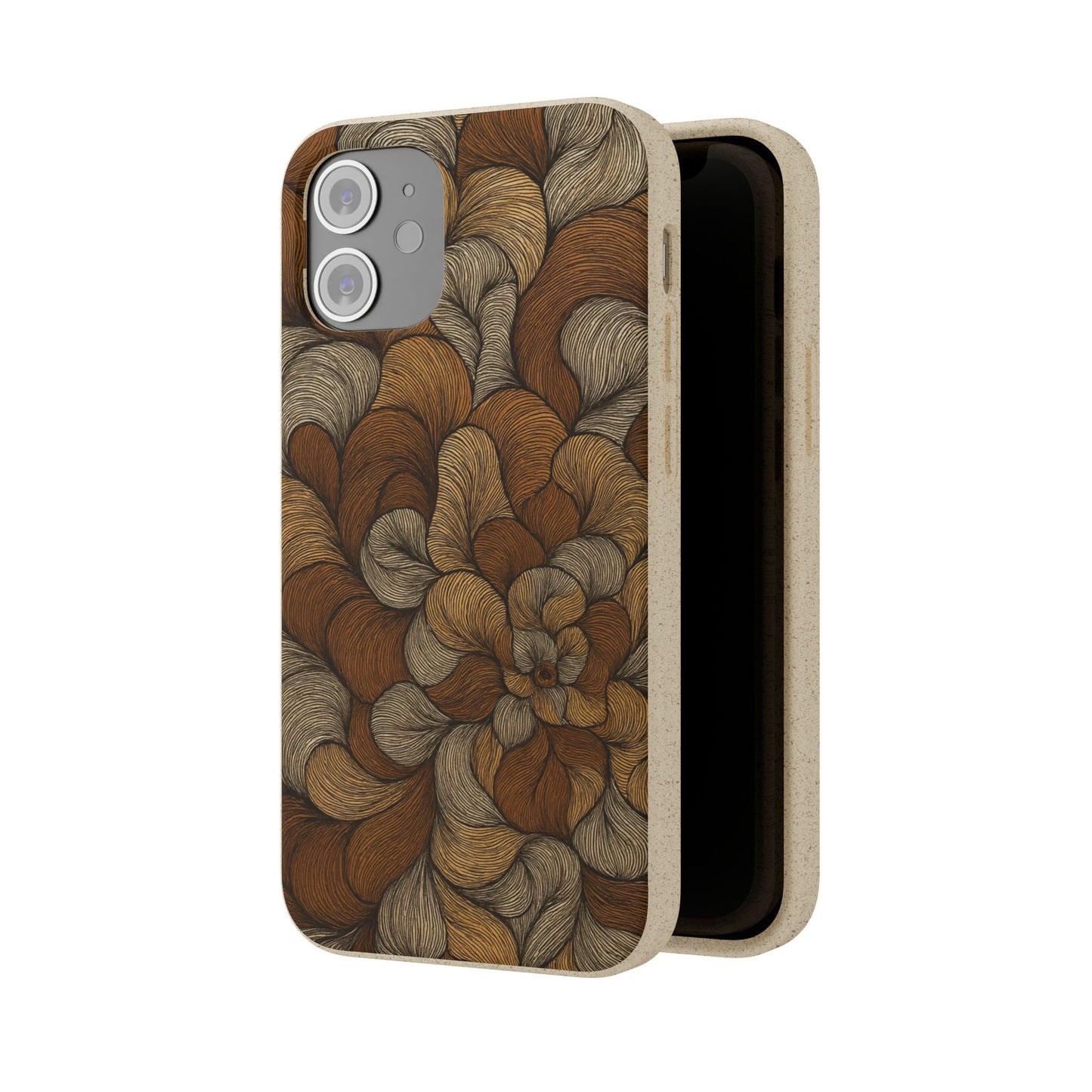 Earthy Mushroom Pedals - Biodegradable Case