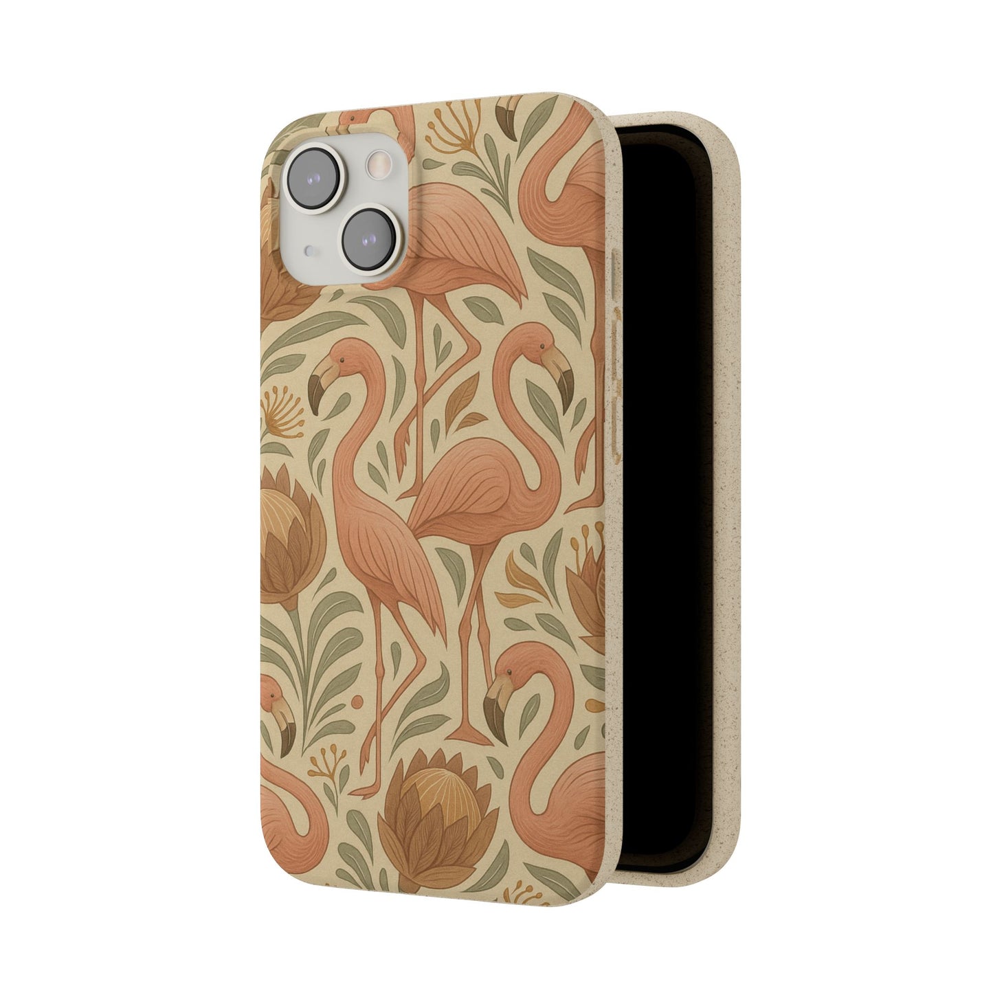 Eco-Natural Flamingo - Biodegradable Case