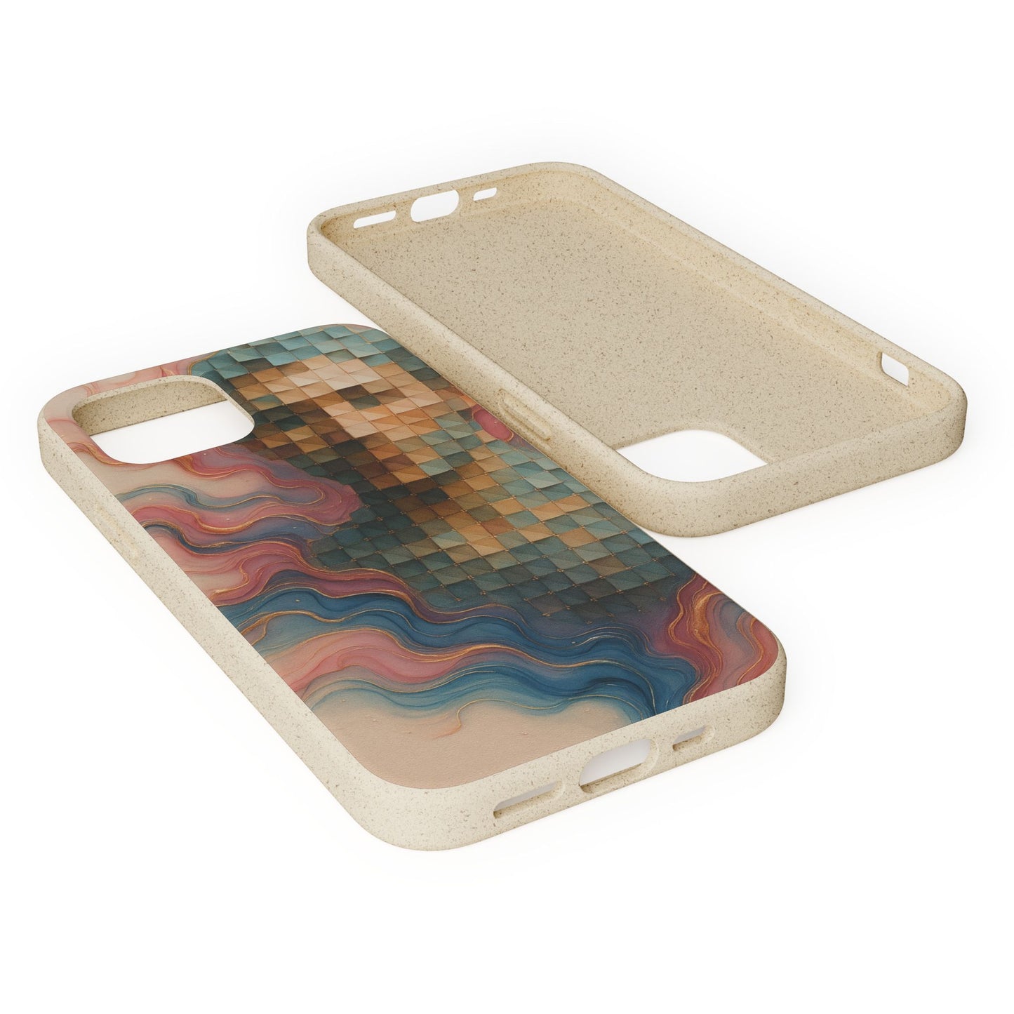 Mosaic Dreams & Liquid Flow - Biodegradable Case