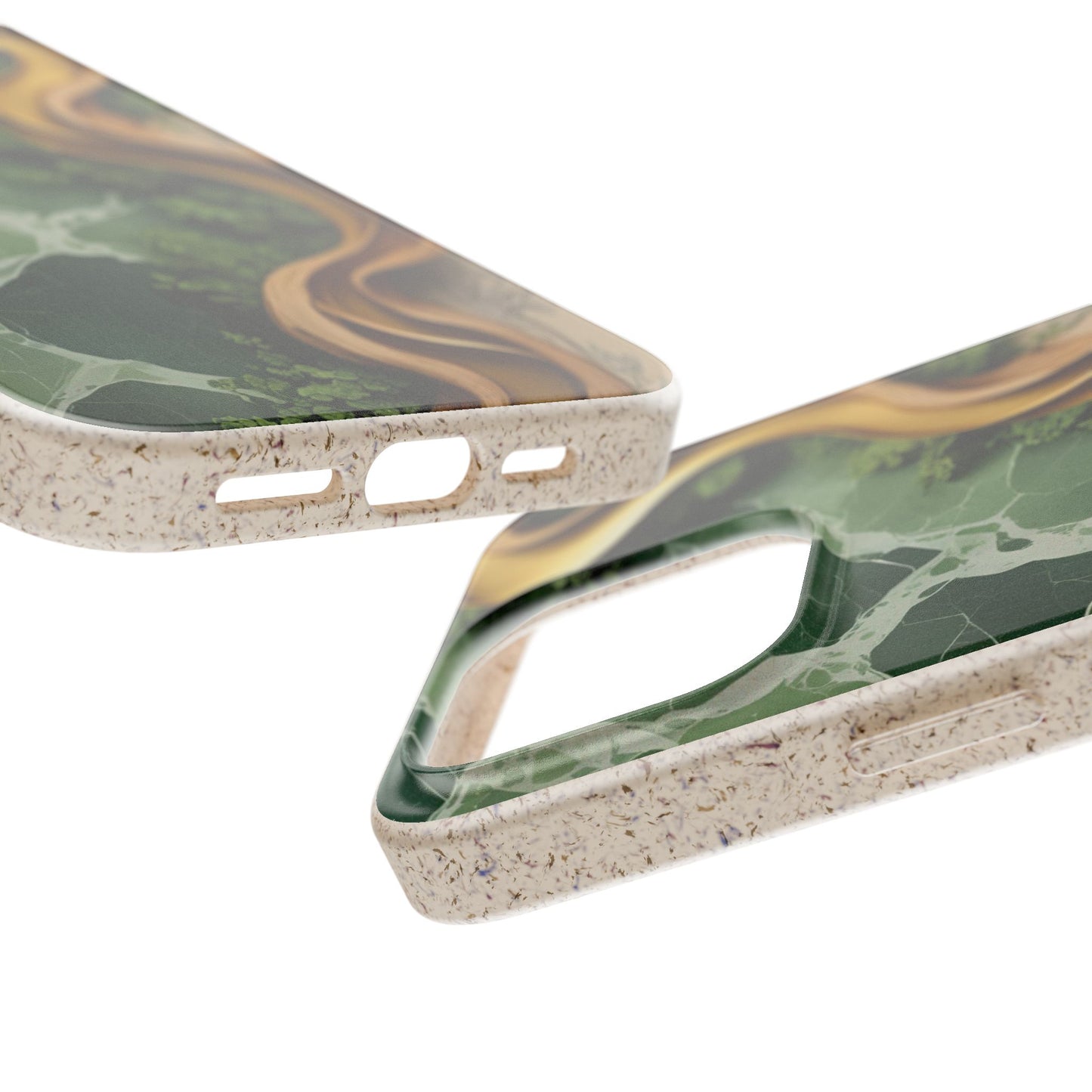 Marble Golden Wood - Biodegradable Case