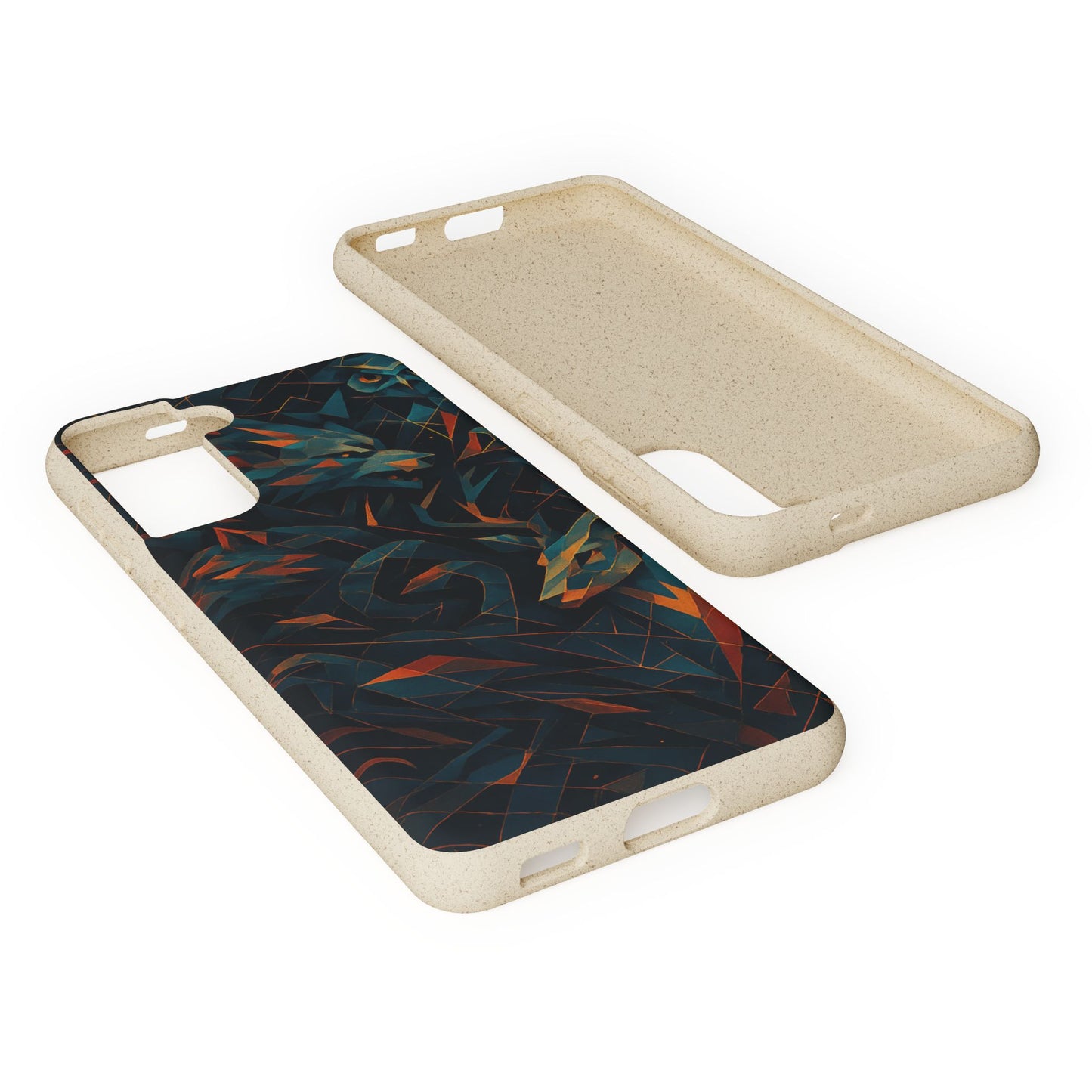 Geometric Shadow Animals - Biodegradable Case