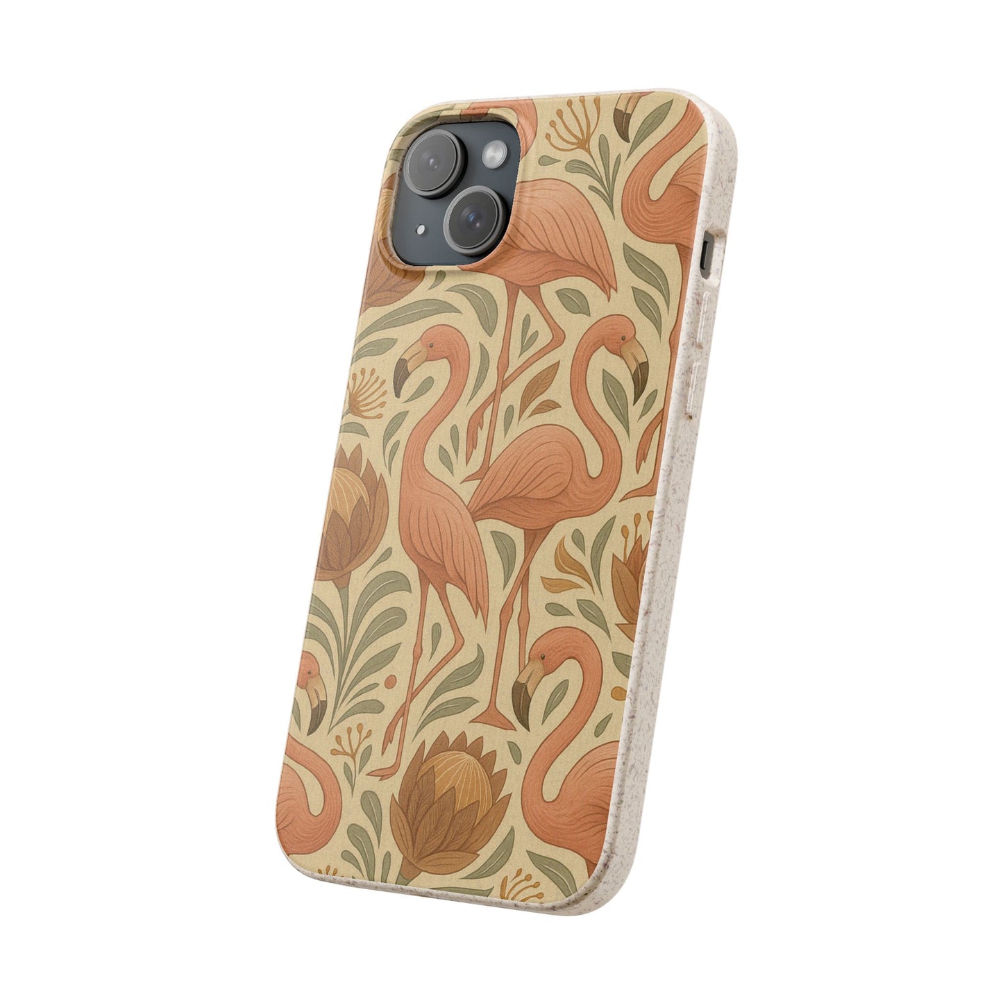 Eco-Natural Flamingo - Biodegradable Case