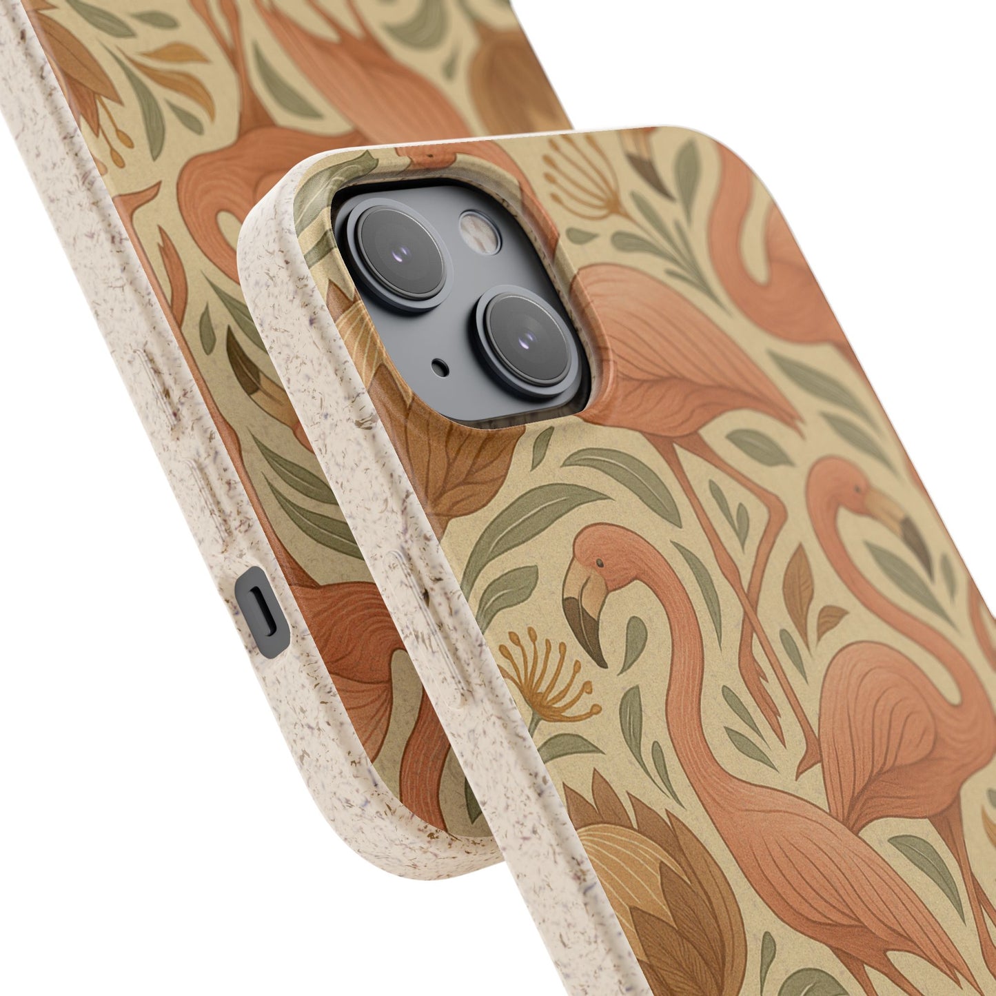 Eco-Natural Flamingo - Biodegradable Case