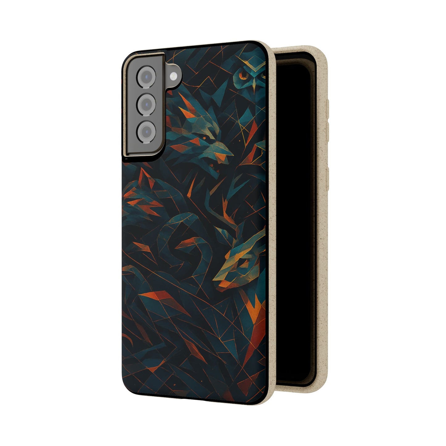 Geometric Shadow Animals - Biodegradable Case