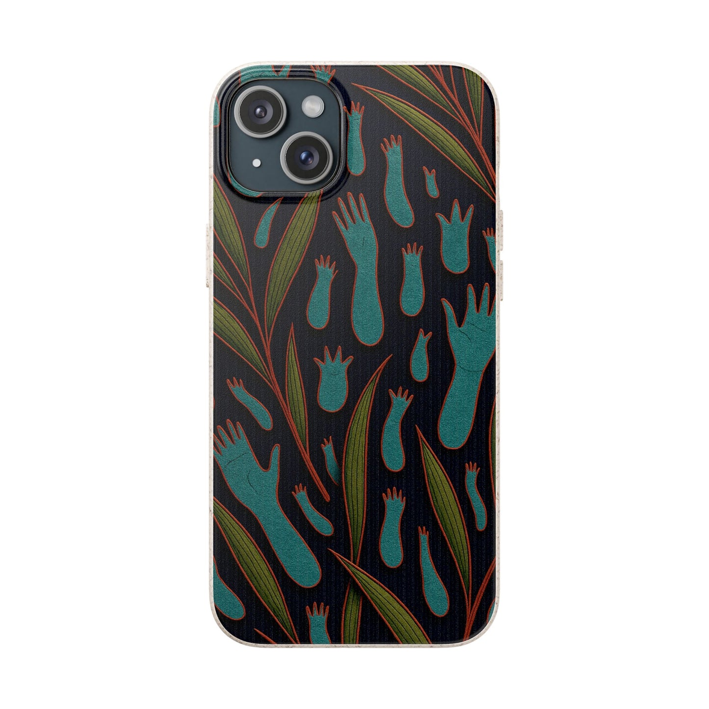 Handprints and Foliage - Biodegradable Case