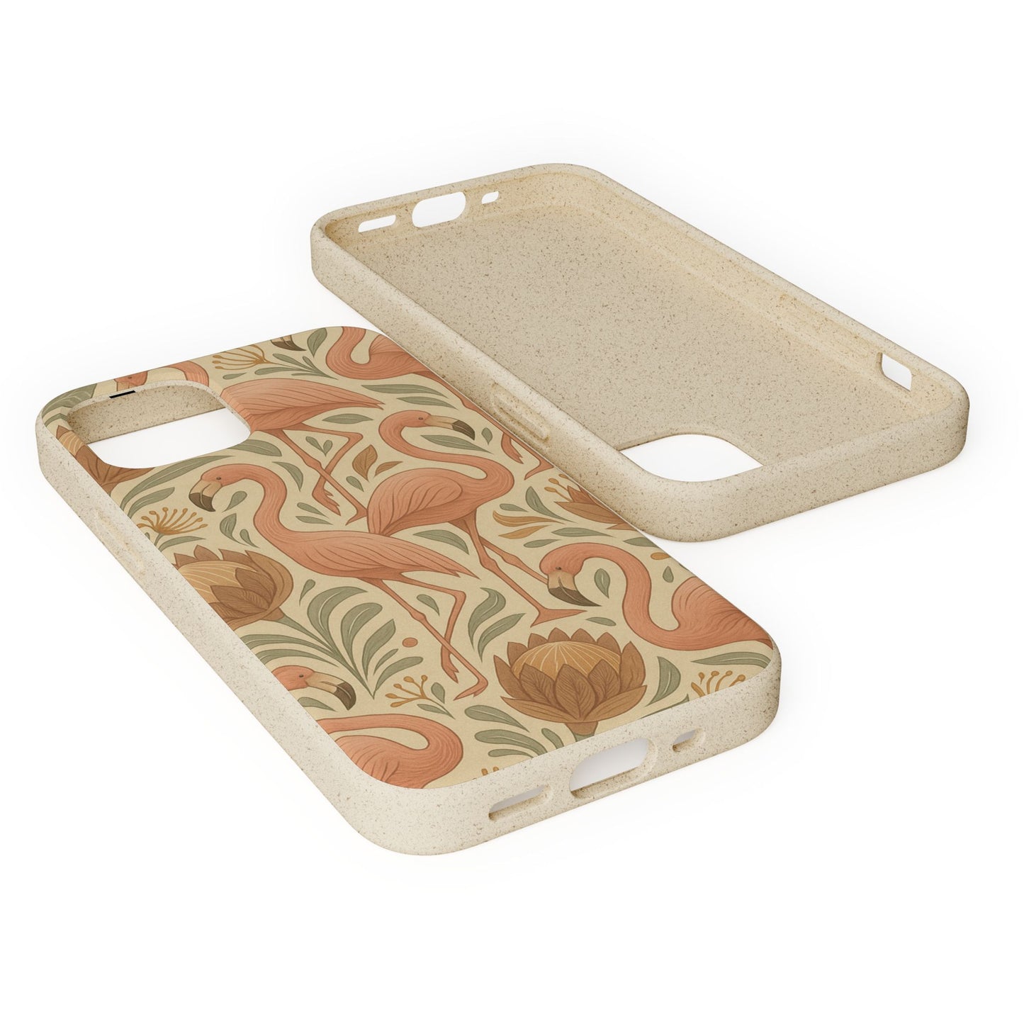 Eco-Natural Flamingo - Biodegradable Case