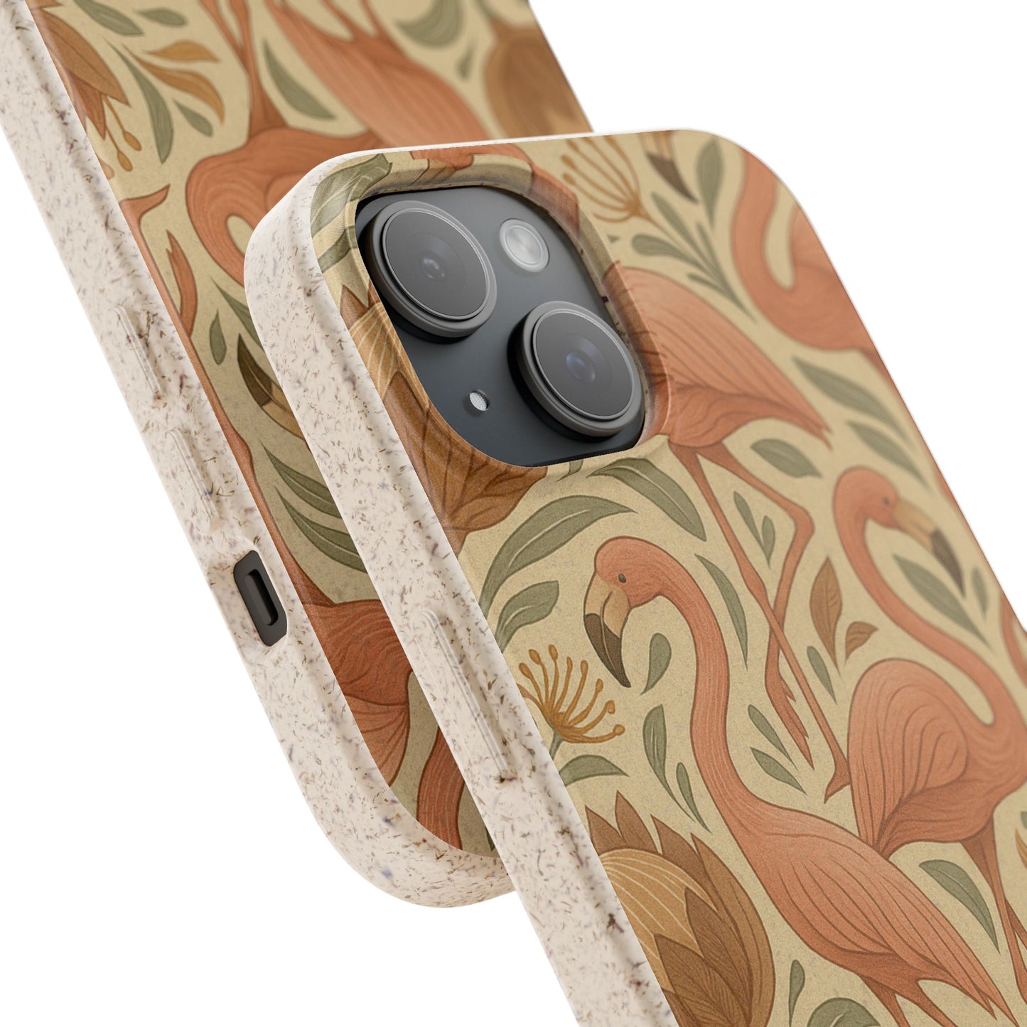 Eco-Natural Flamingo - Biodegradable Case