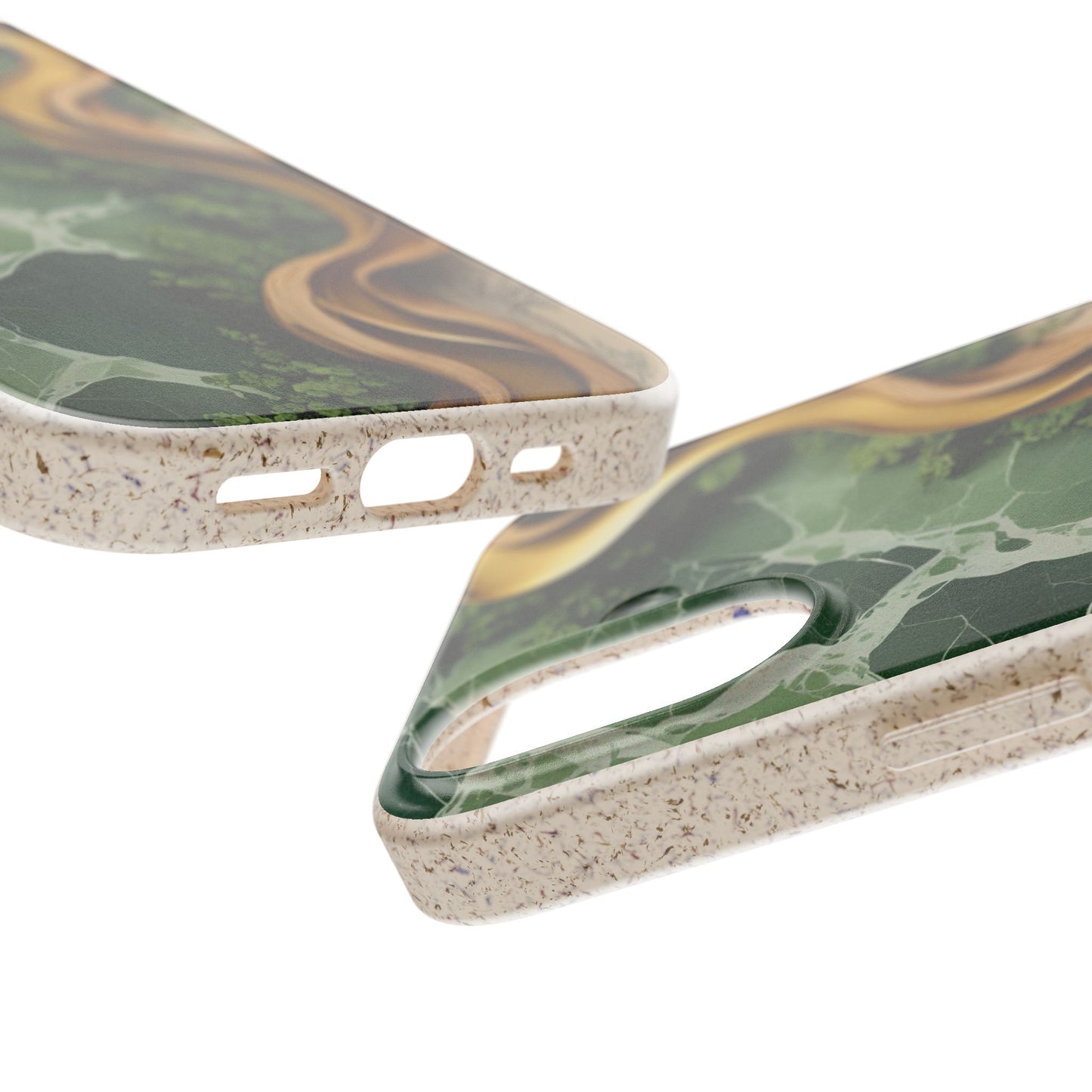 Marble Golden Wood - Biodegradable Case