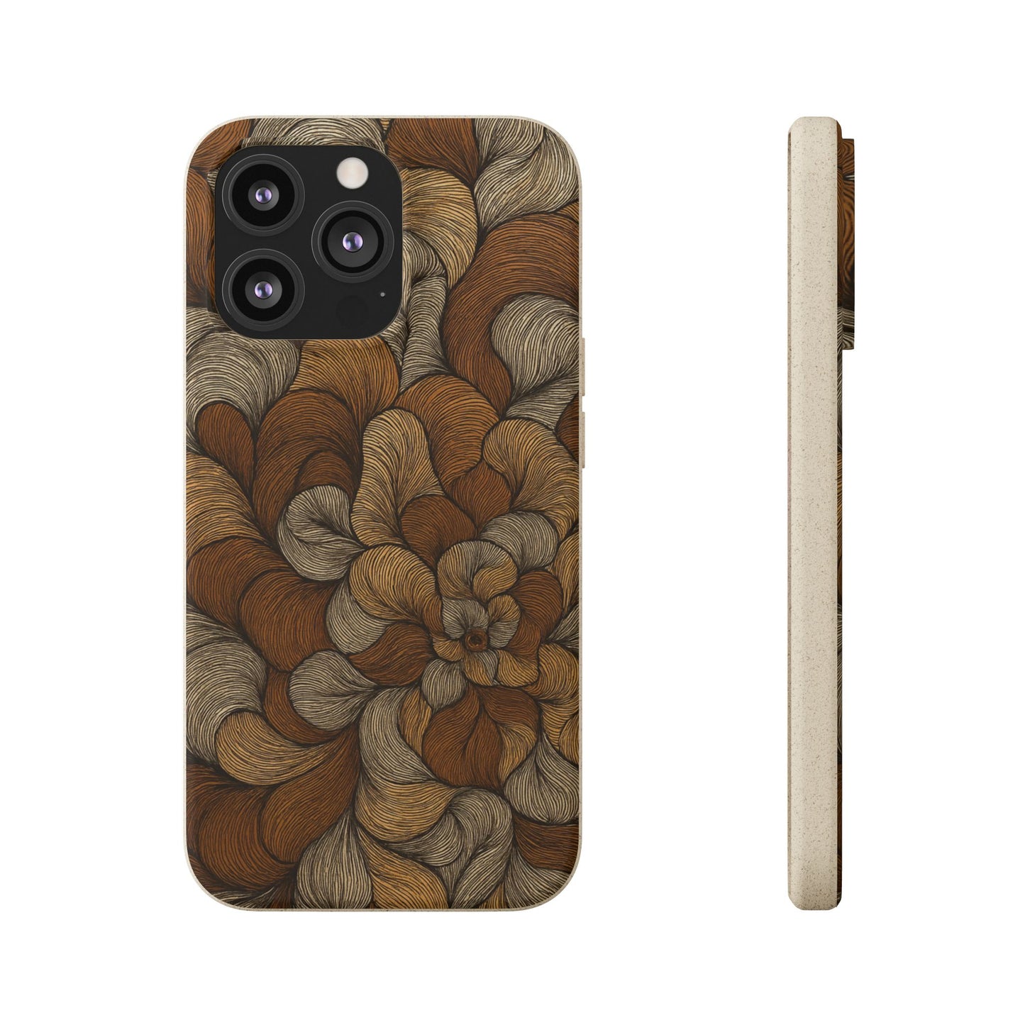 Earthy Mushroom Pedals - Biodegradable Case