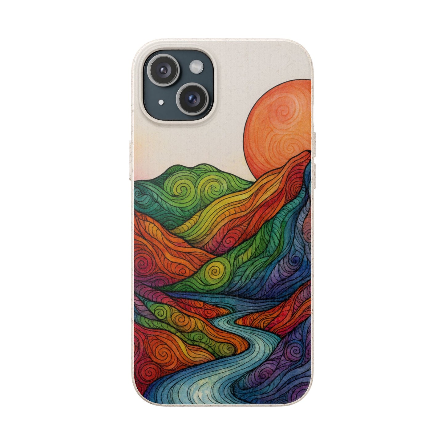 Watercolor Nature - Biodegradable Case