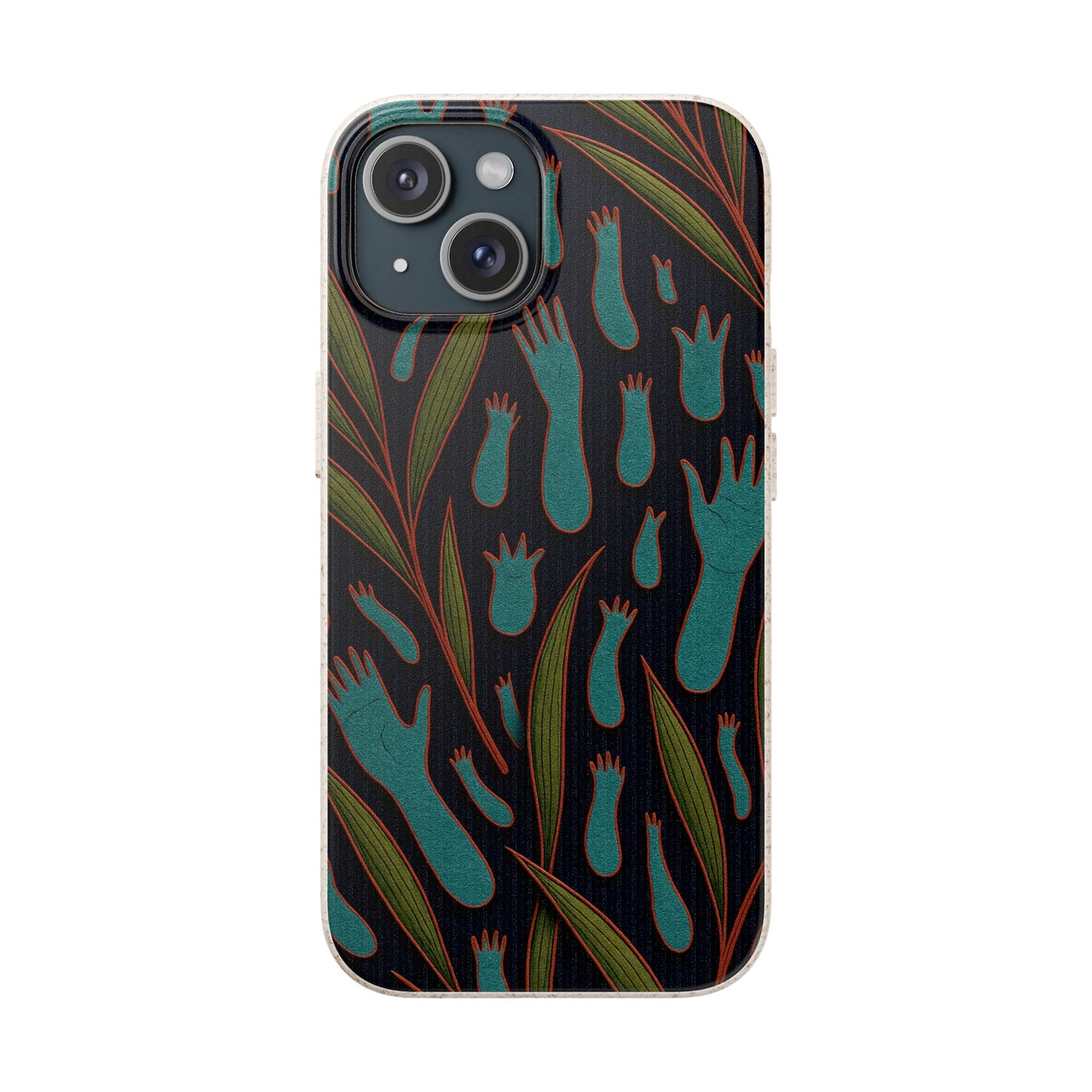 Handprints and Foliage - Biodegradable Case