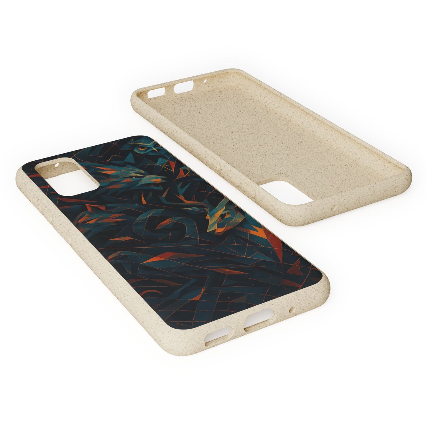 Geometric Shadow Animals - Biodegradable Case