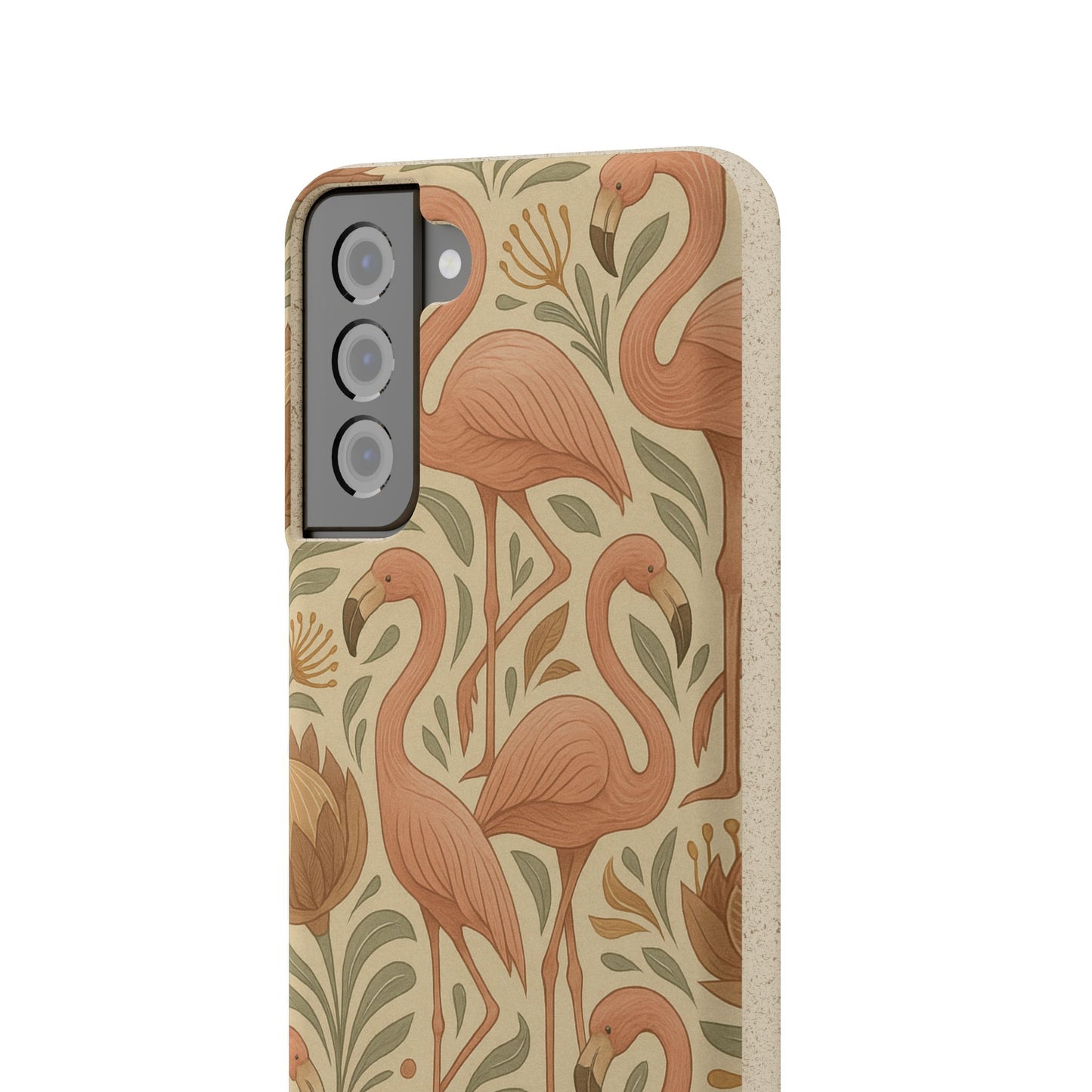 Eco-Natural Flamingo - Biodegradable Case