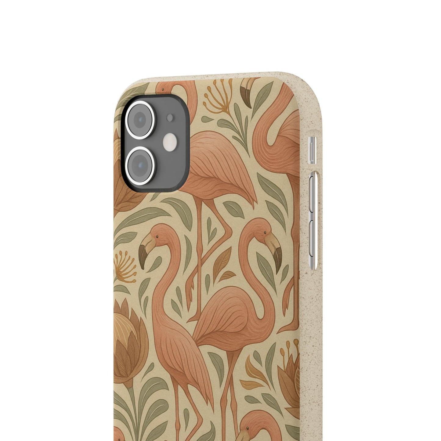 Eco-Natural Flamingo - Biodegradable Case