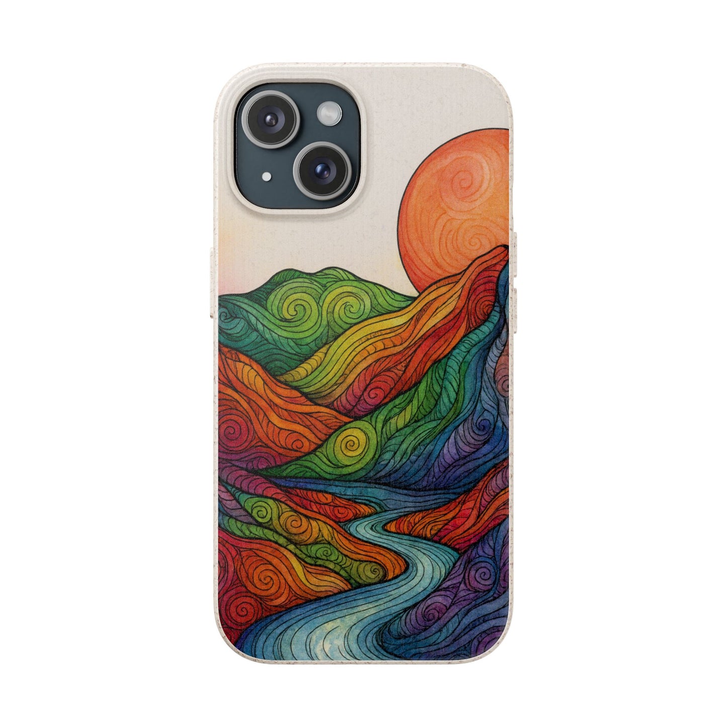 Watercolor Nature - Biodegradable Case