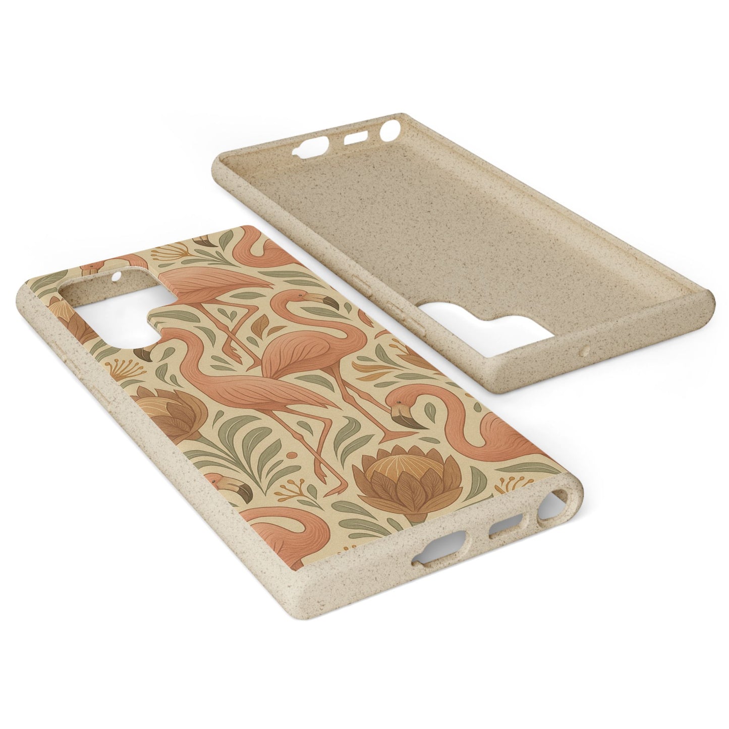 Eco-Natural Flamingo - Biodegradable Case
