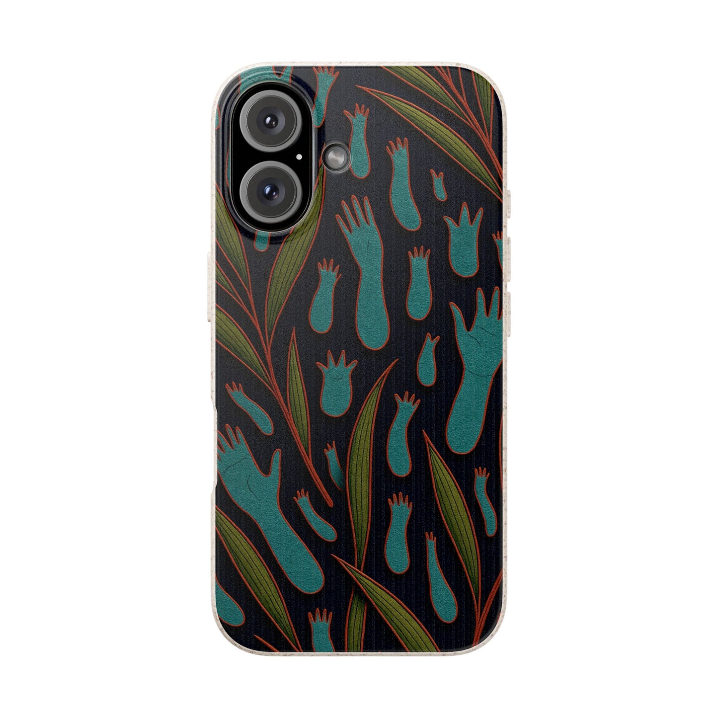 Handprints and Foliage - Biodegradable Case