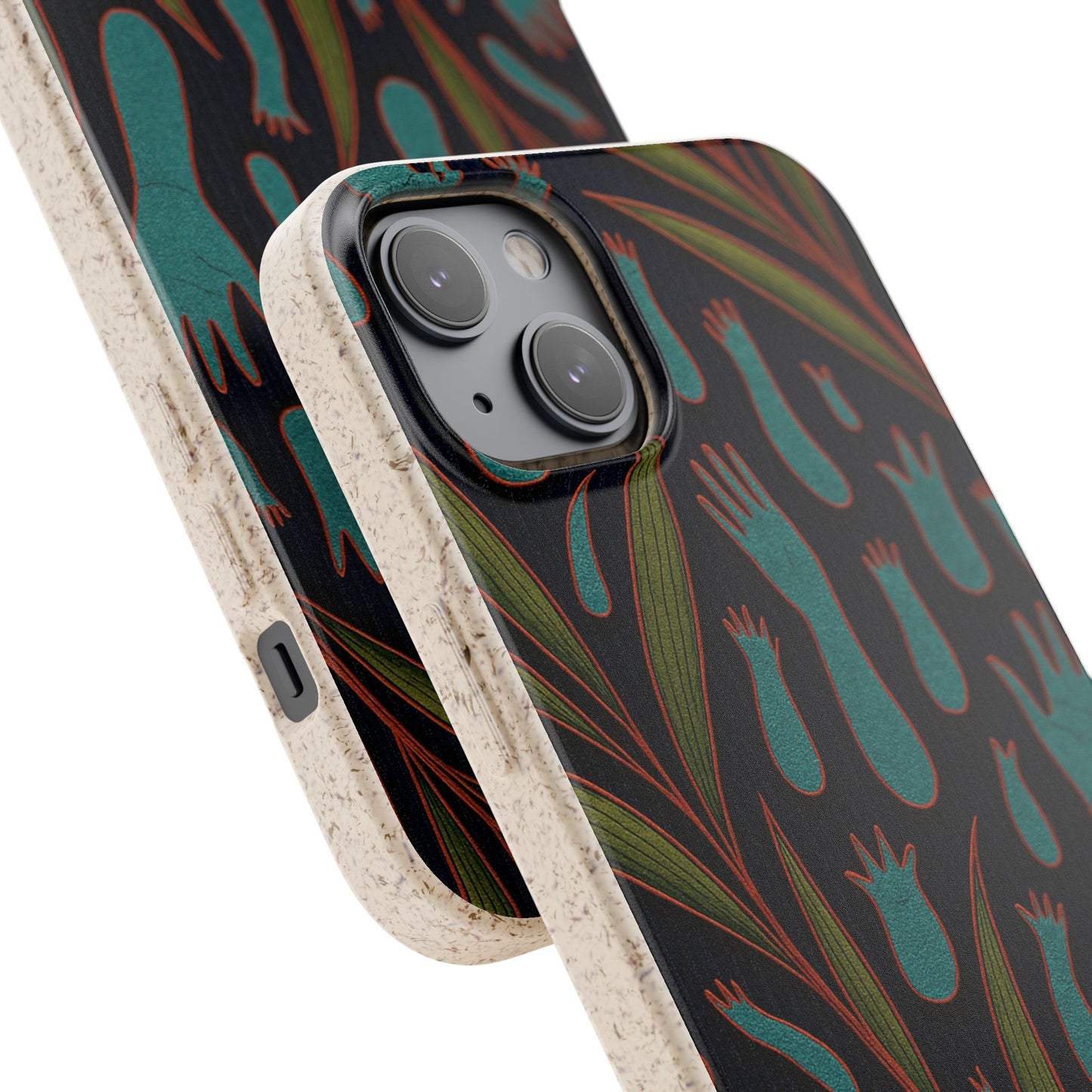 Handprints and Foliage - Biodegradable Case