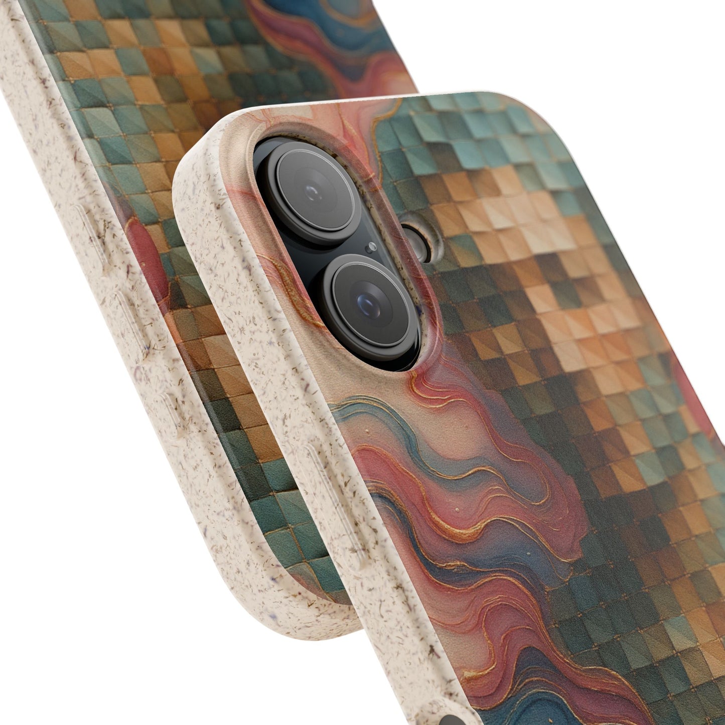 Mosaic Dreams & Liquid Flow - Biodegradable Case