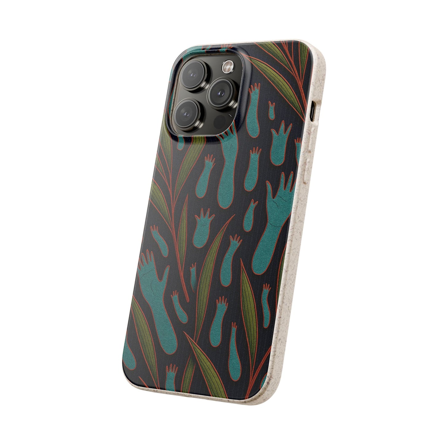 Handprints and Foliage - Biodegradable Case