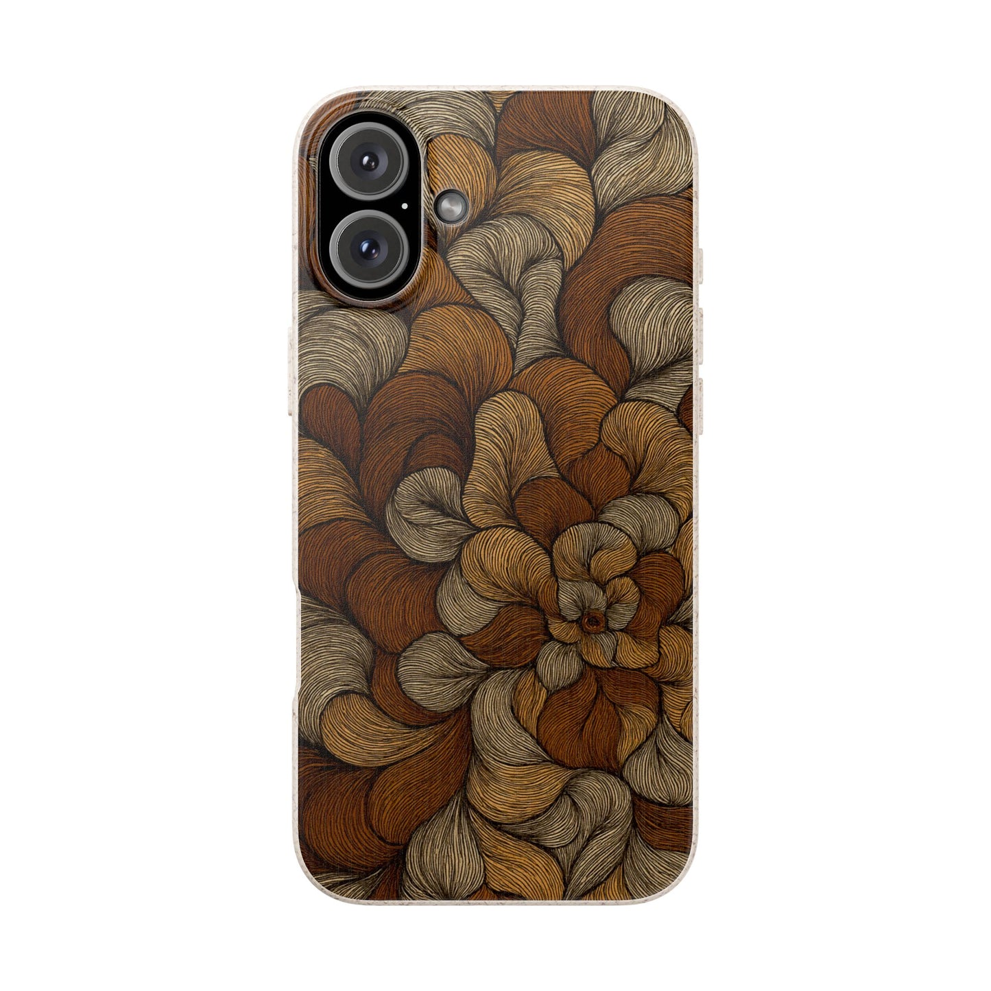 Earthy Mushroom Pedals - Biodegradable Case
