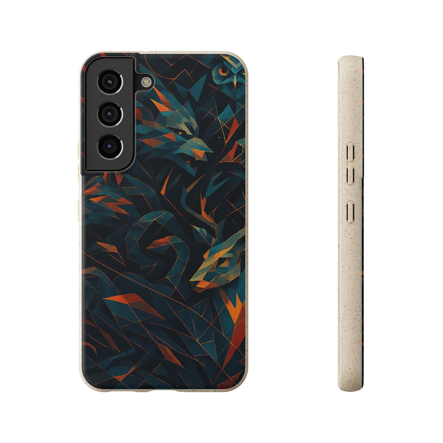 Geometric Shadow Animals - Biodegradable Case