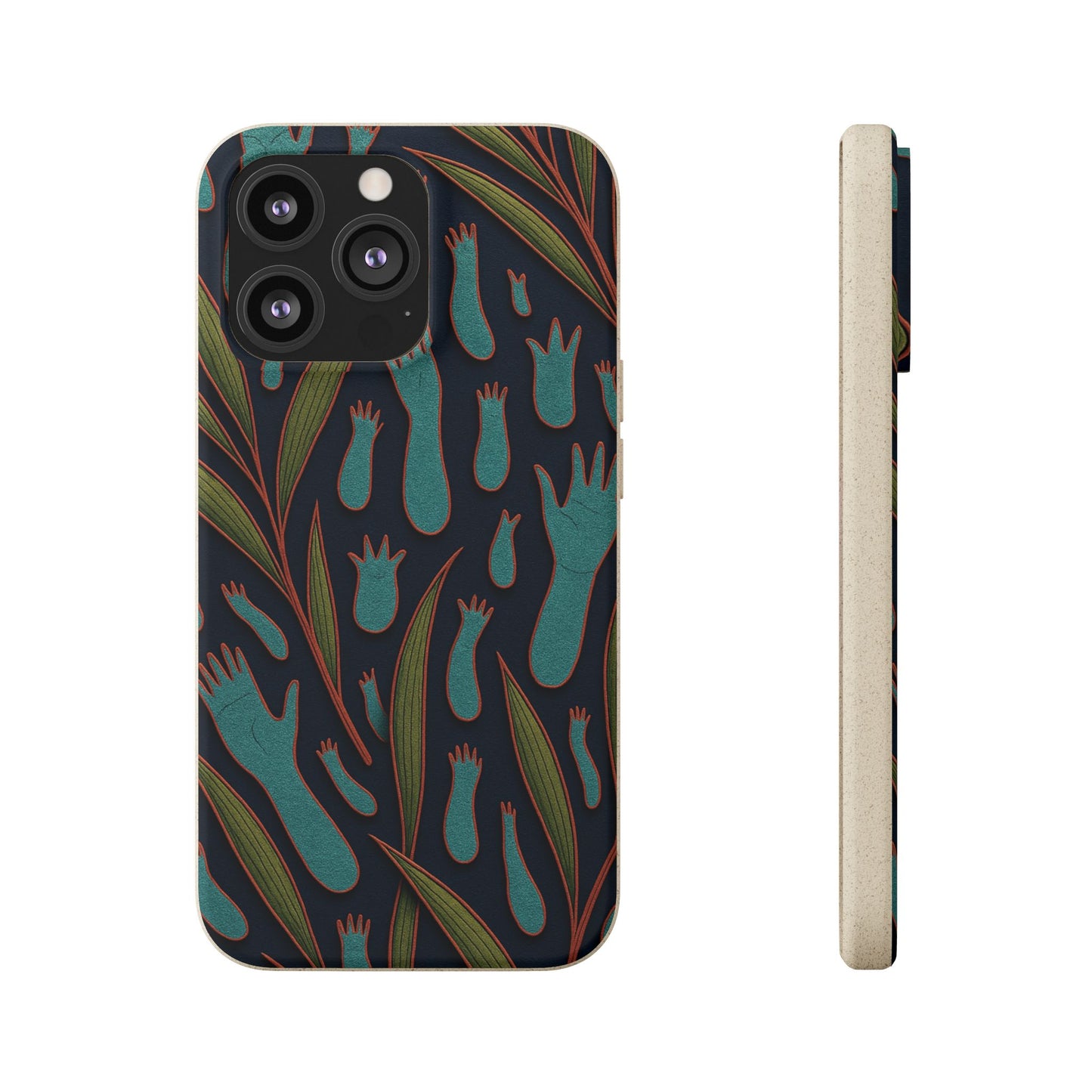 Handprints and Foliage - Biodegradable Case