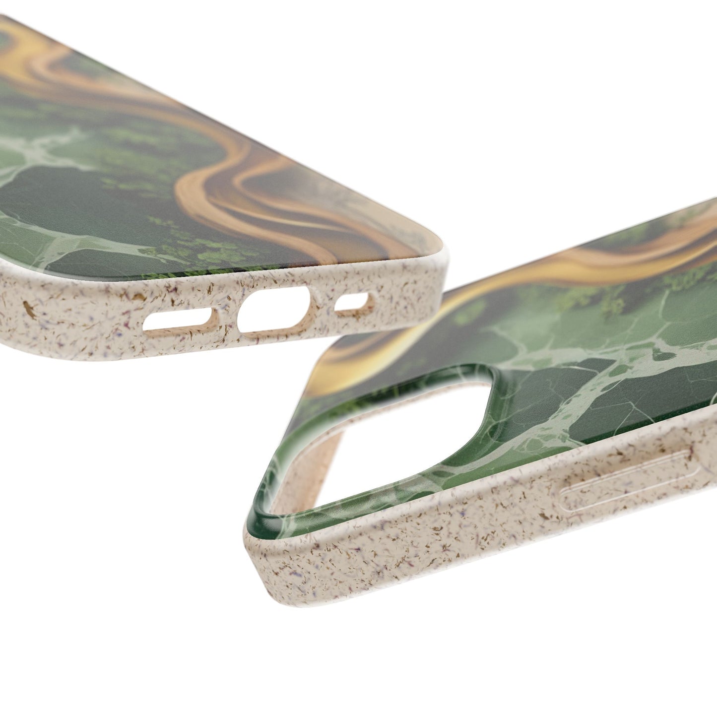 Marble Golden Wood - Biodegradable Case