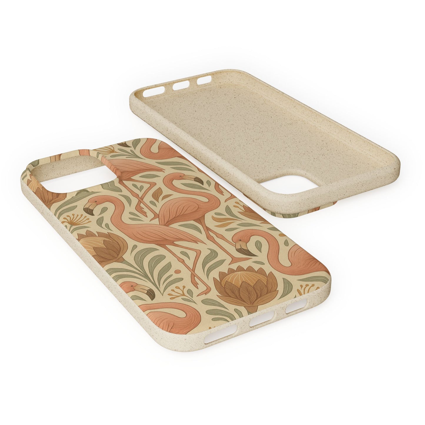 Eco-Natural Flamingo - Biodegradable Case